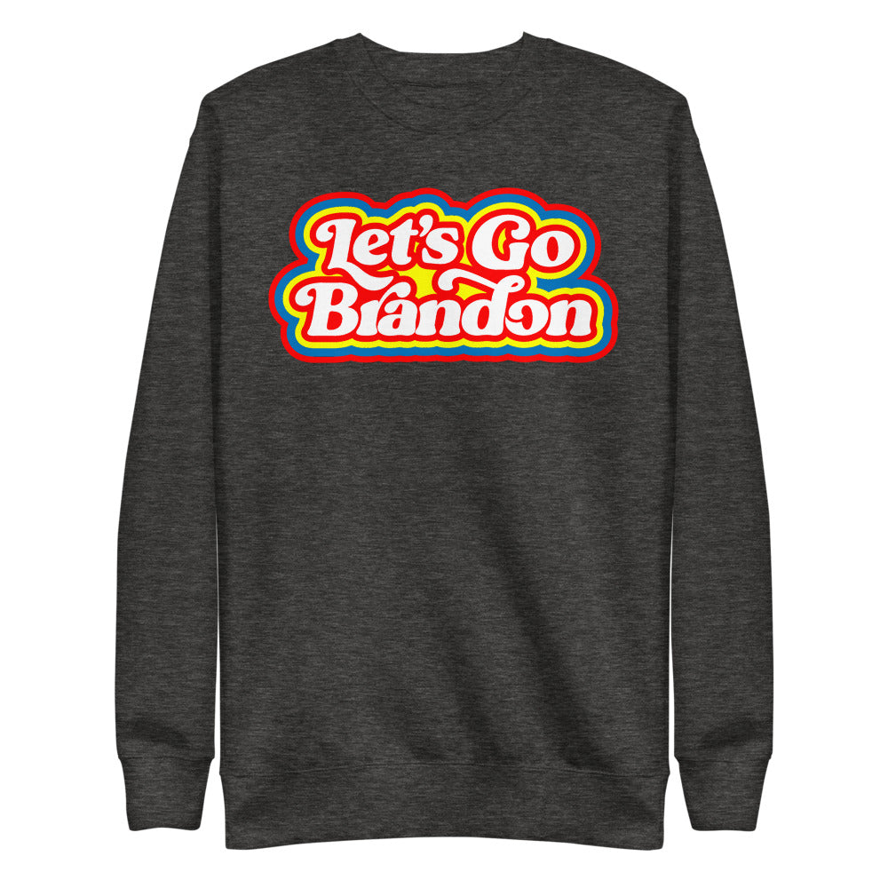 Let's Go Brandon Unisex Fleece Crewneck Pullover Sweatshirt