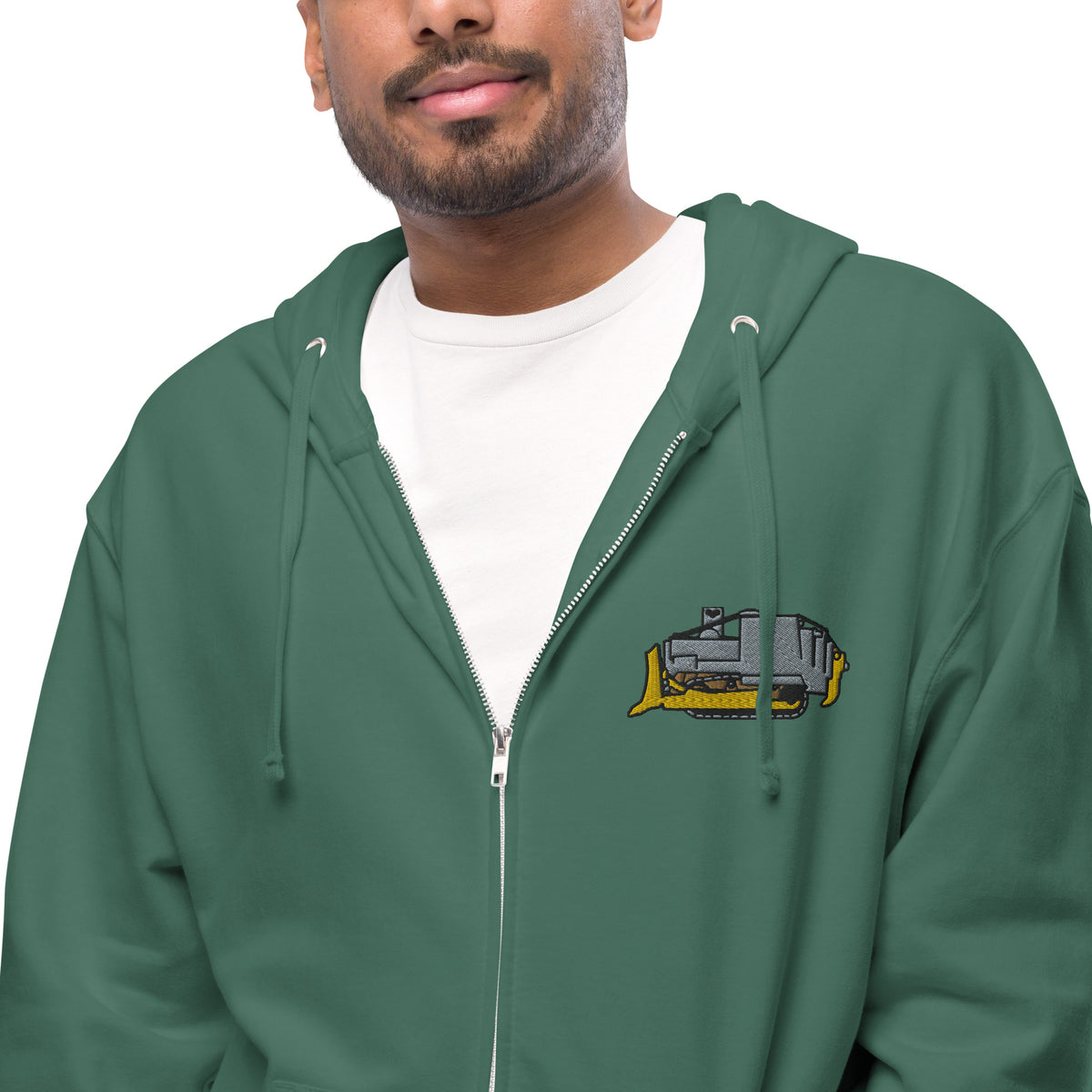 Killdozer Embroidered Fleece Zip hoodie