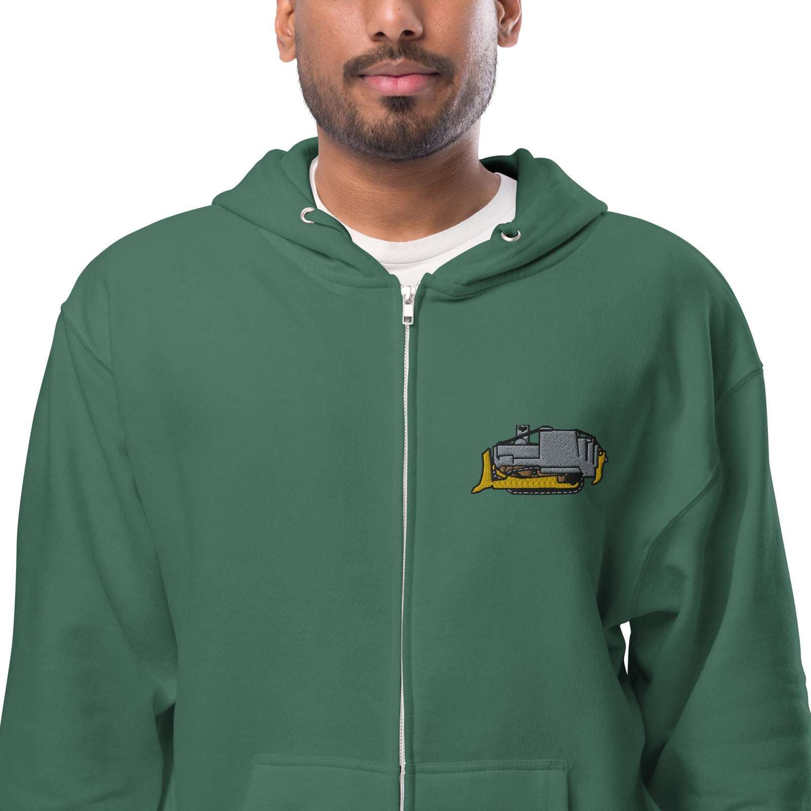 Killdozer Embroidered Fleece Zip hoodie