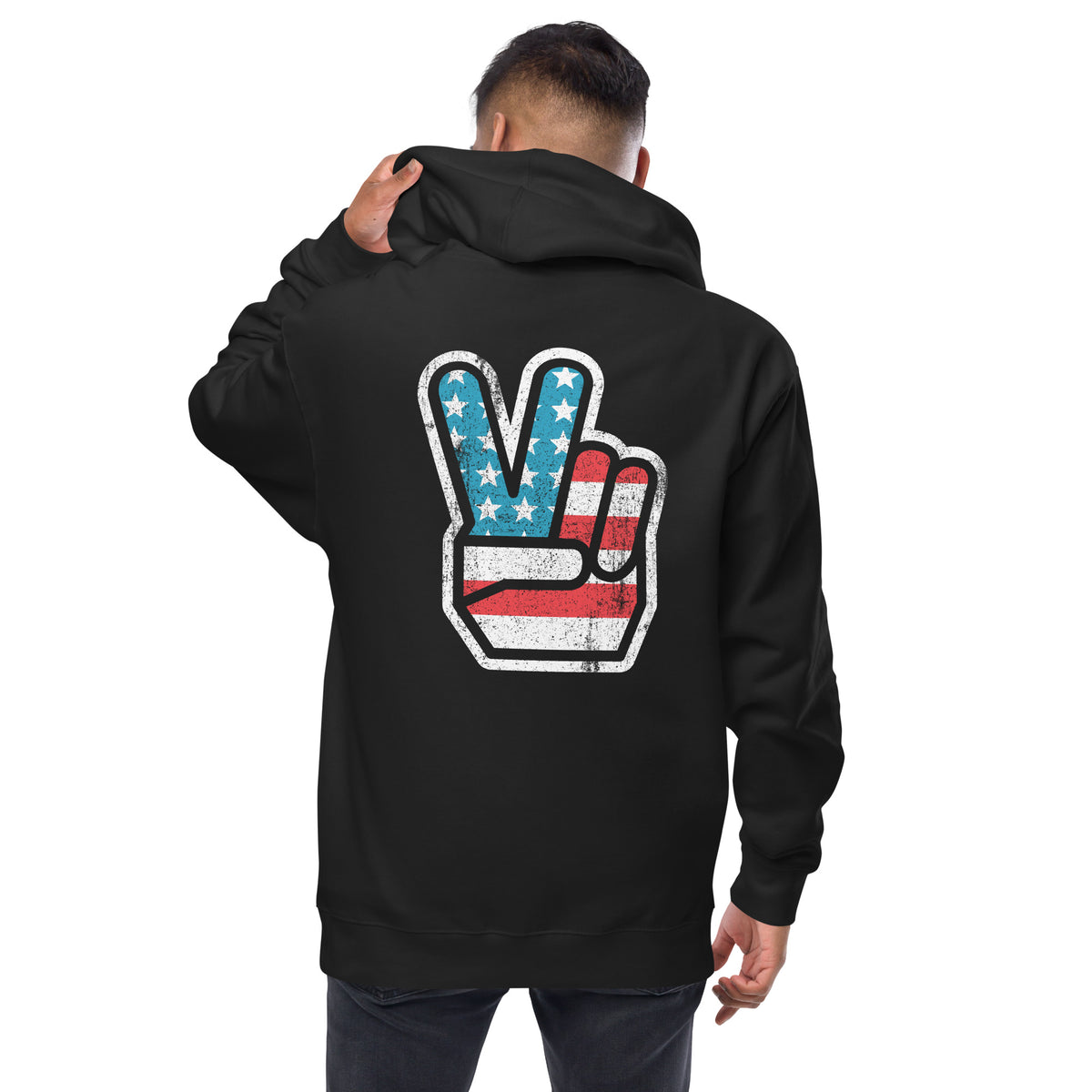 American Peace Fleece Zip Hoodie