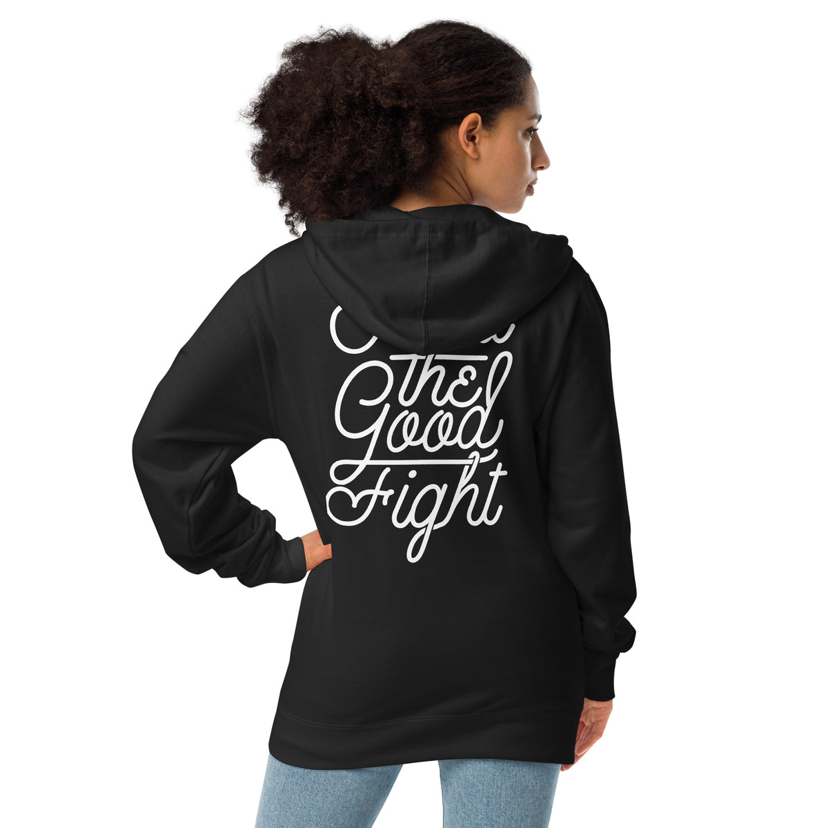 Fight the Good Fight Unisex  Zip Hoodie
