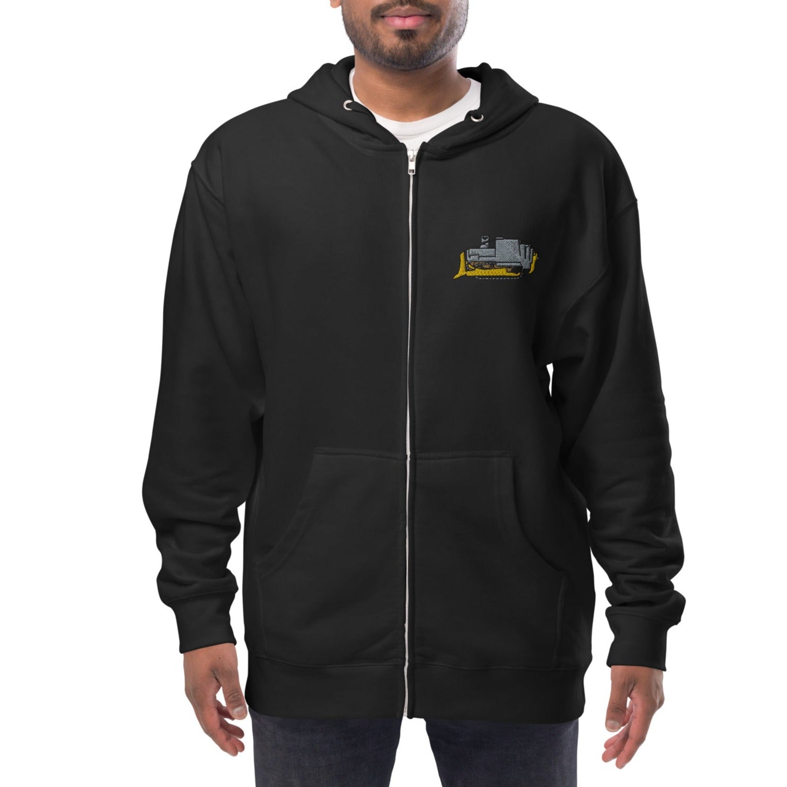 Killdozer Embroidered Fleece Zip hoodie