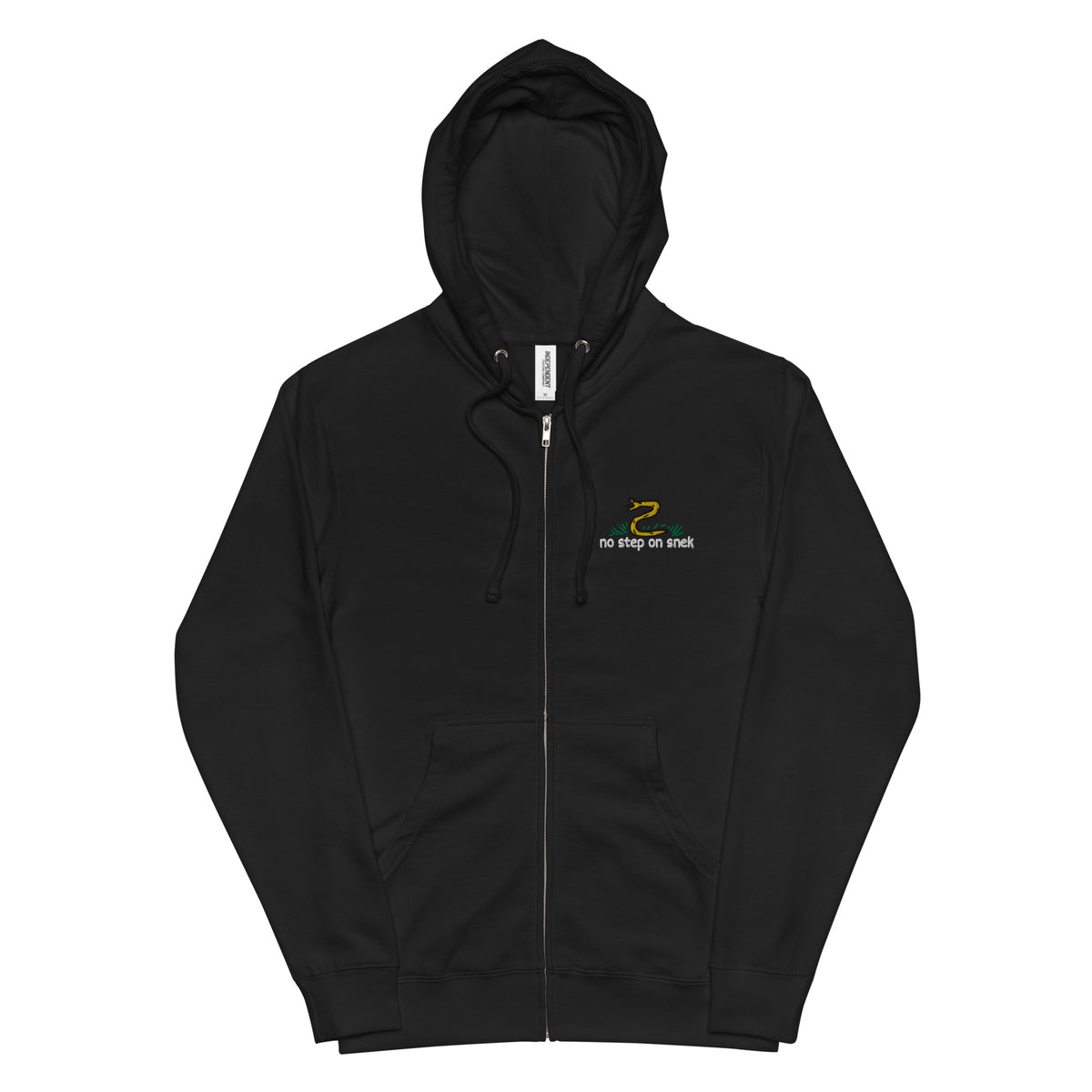 No Step On Snek Fleece Zip Hoodie