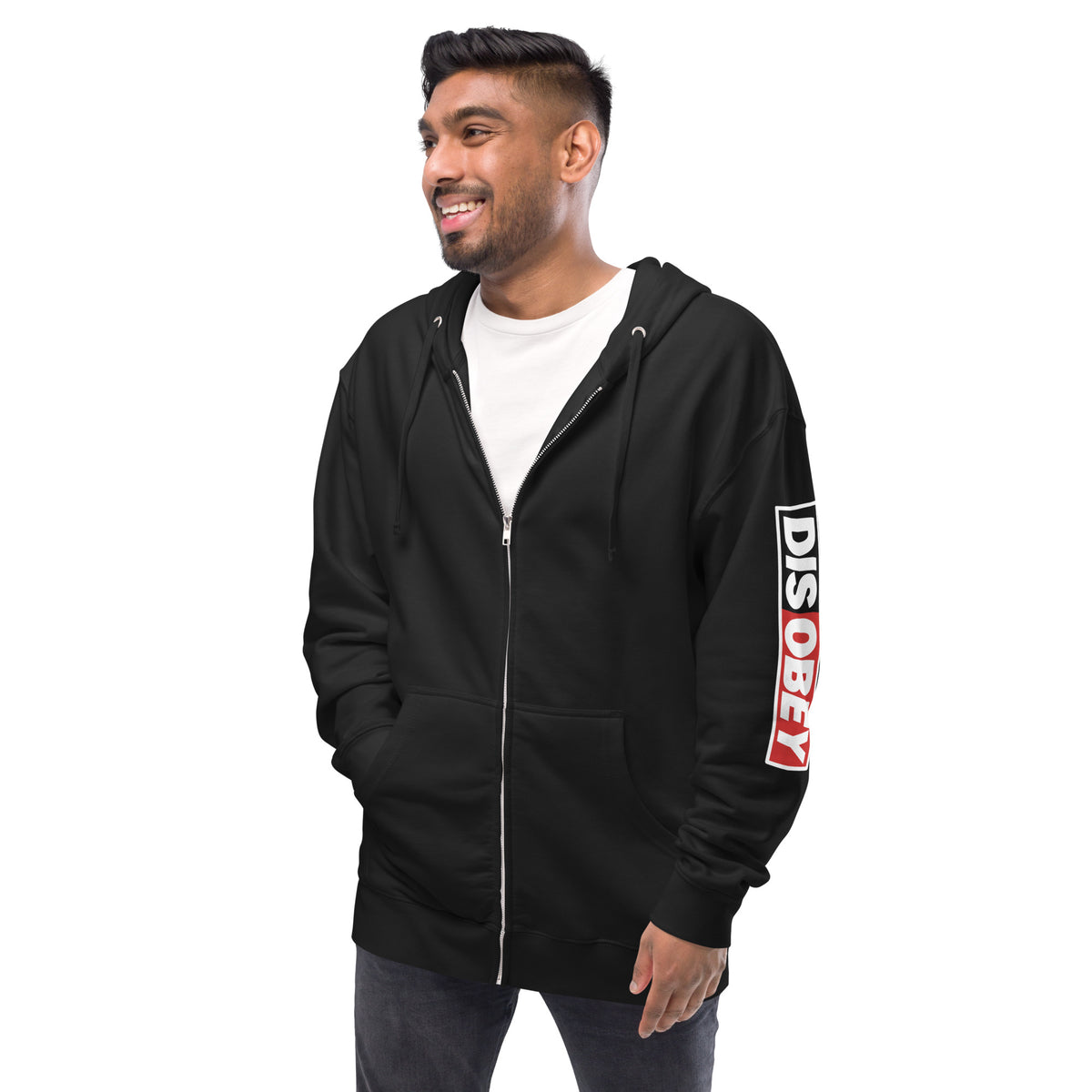 Henry David Thoreau DISOBEY Unisex Zip Hoodie