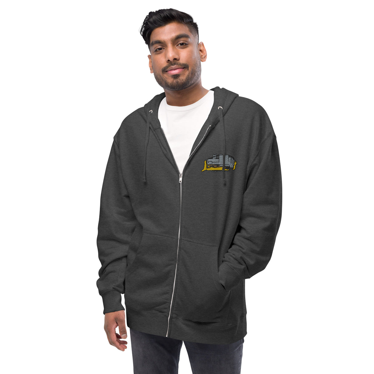 Killdozer Embroidered Fleece Zip hoodie