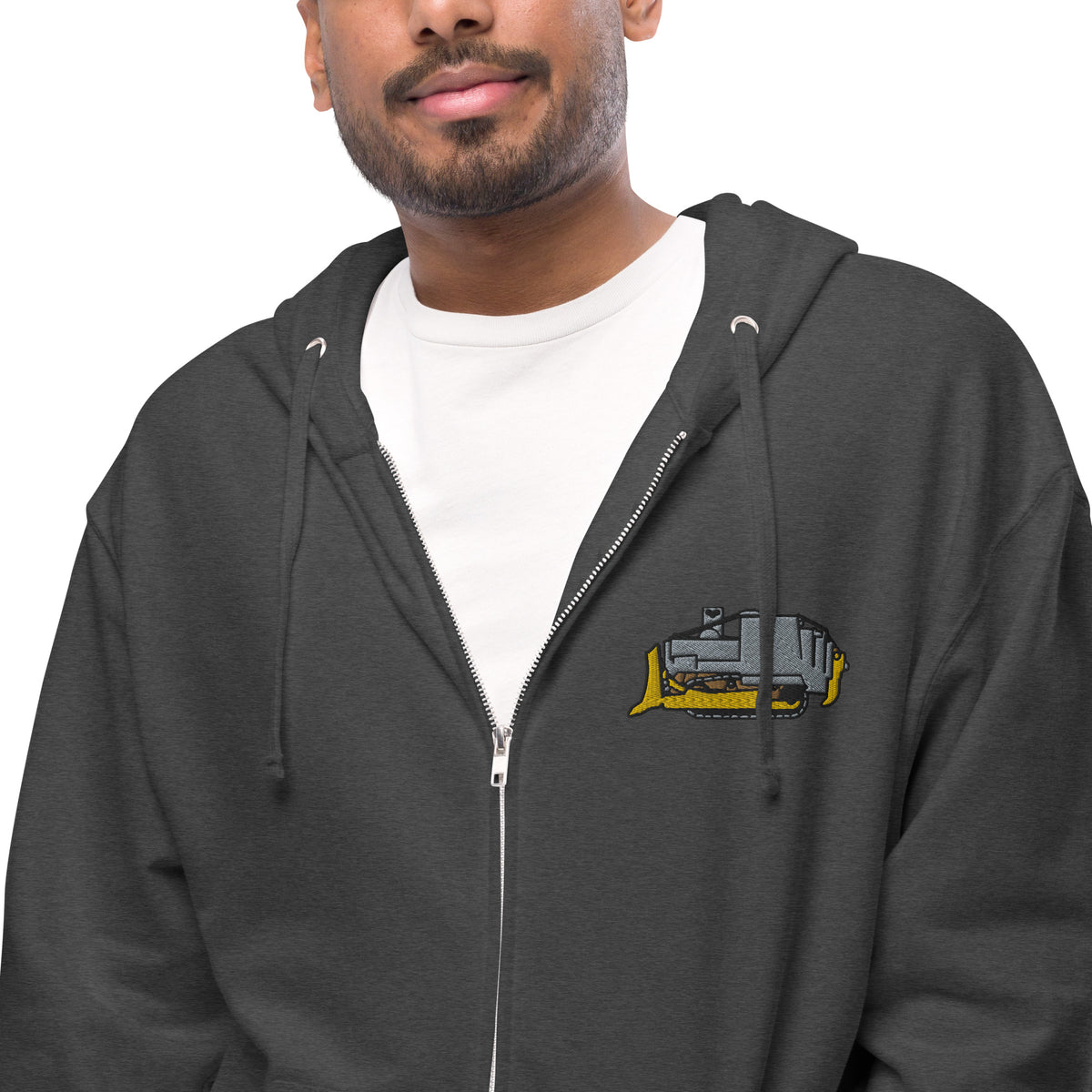 Killdozer Embroidered Fleece Zip hoodie