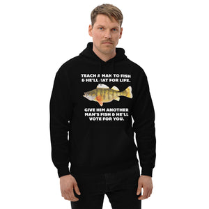 Teach A Man To Fish Hooded Sweatshirt