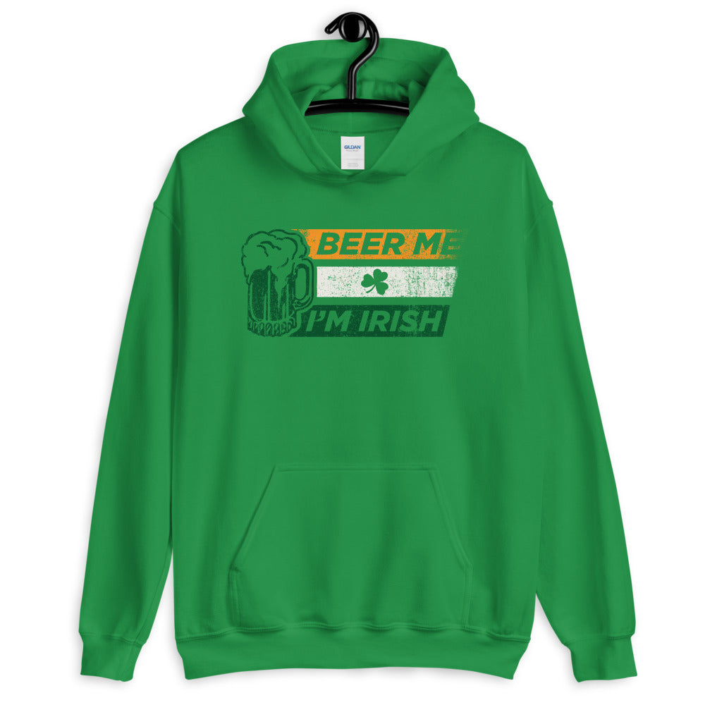 Keep Calm And Drink Beer Irish Unisex Hoodie