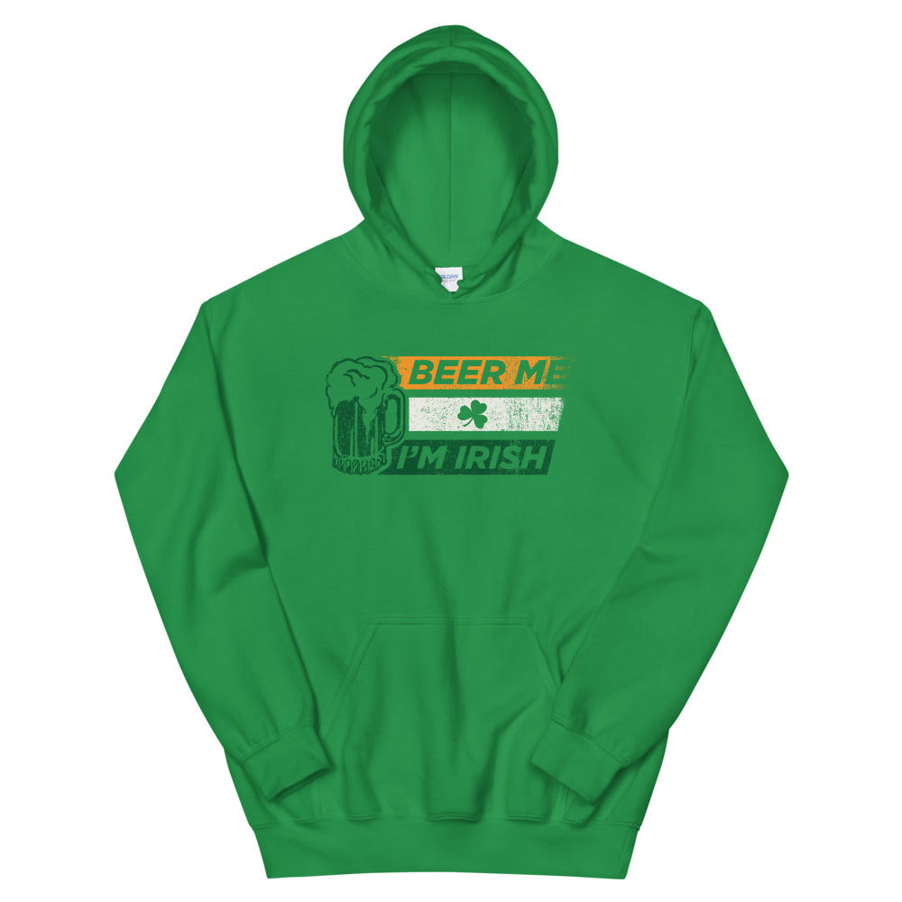 Keep Calm And Drink Beer Irish Unisex Hoodie