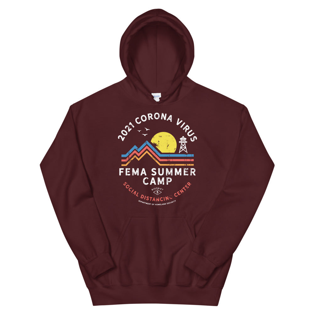 2021 Corona Virus FEMA Summer Camp Unisex Hoodie