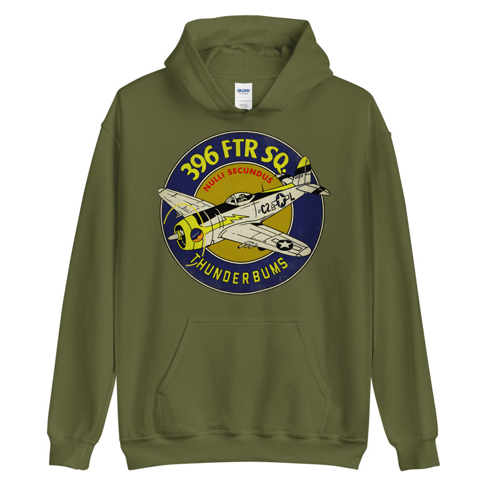 396th Fighter Squadron Thunderbums Hooded Sweatshirt