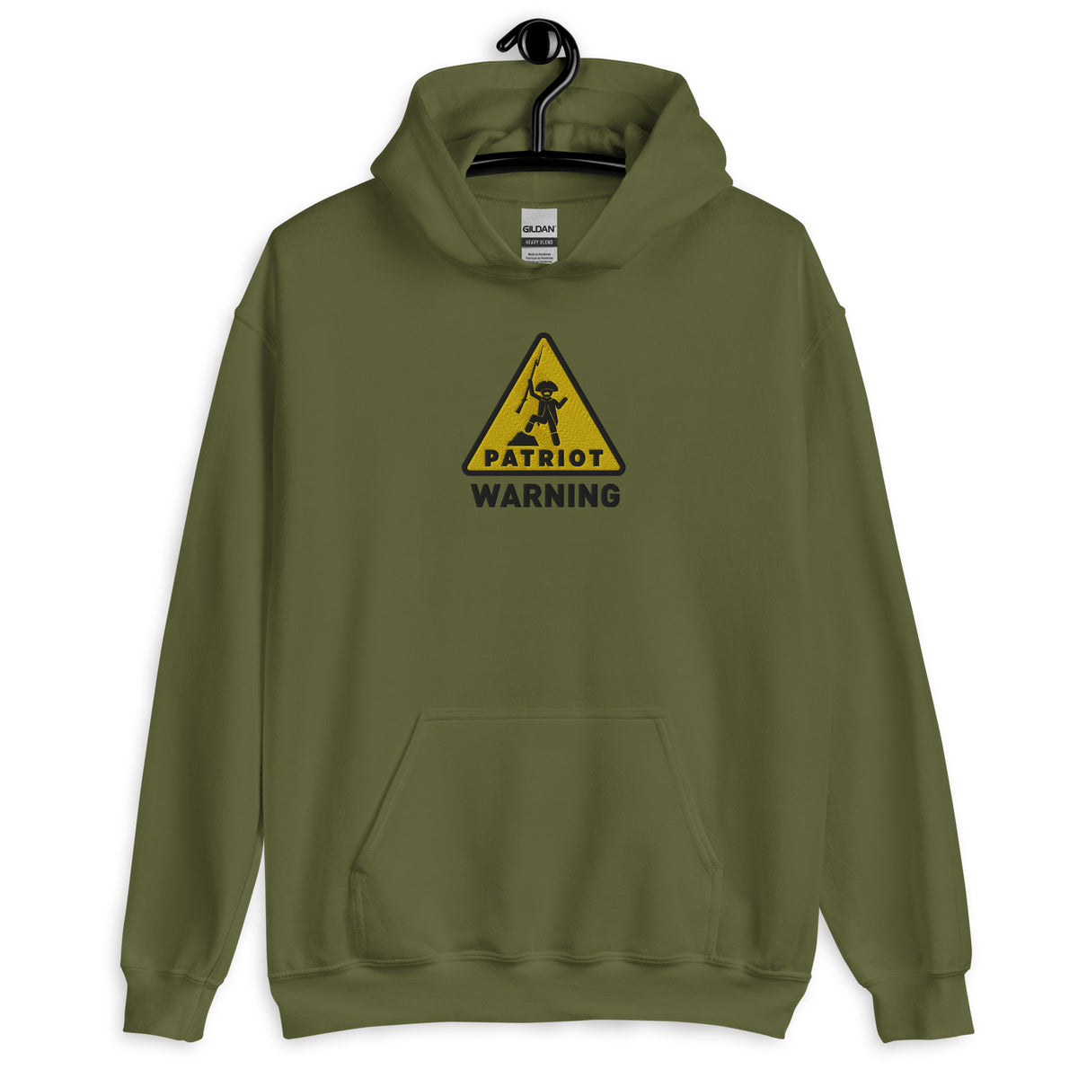 Patriot Warning Embroidered Unisex Hoodie