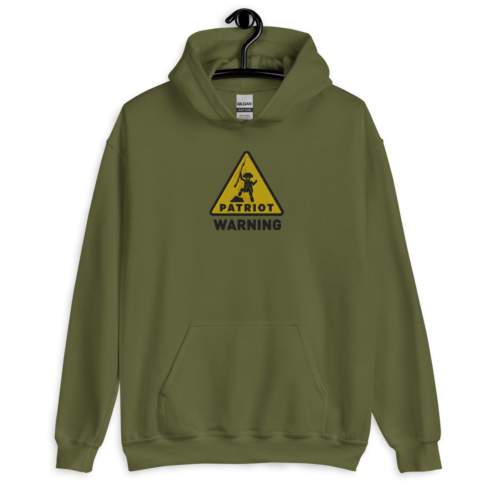 Patriot Warning Embroidered Unisex Hoodie