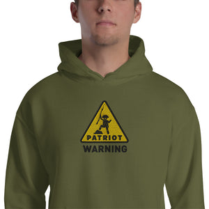 Patriot Warning Embroidered Unisex Hoodie