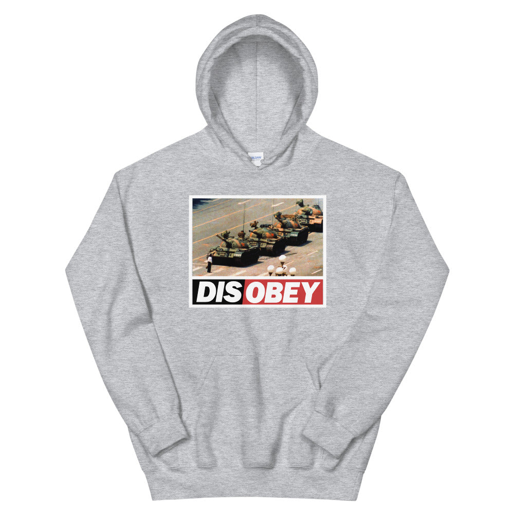 Tank Man DISOBEY 30th Anniversary Unisex Graphic Hoodie