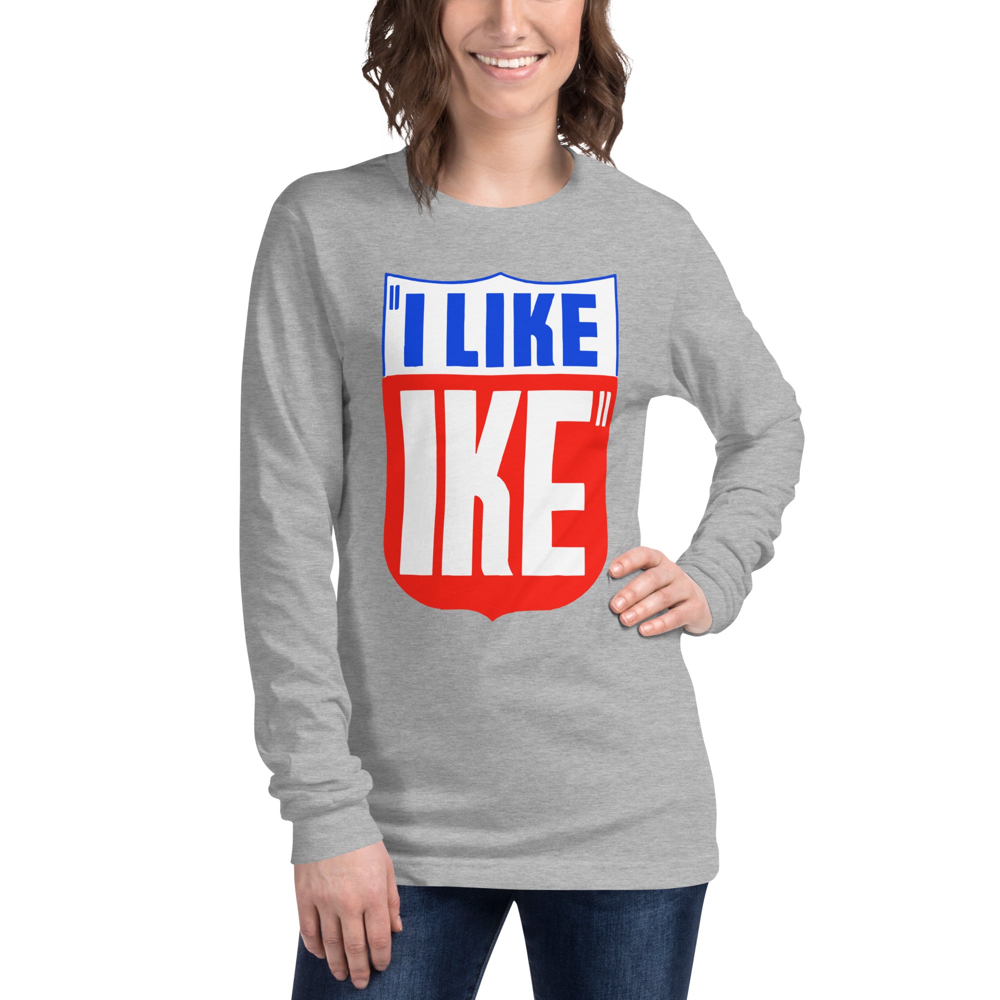I Like Ike Retro Long Sleeve T-shirt