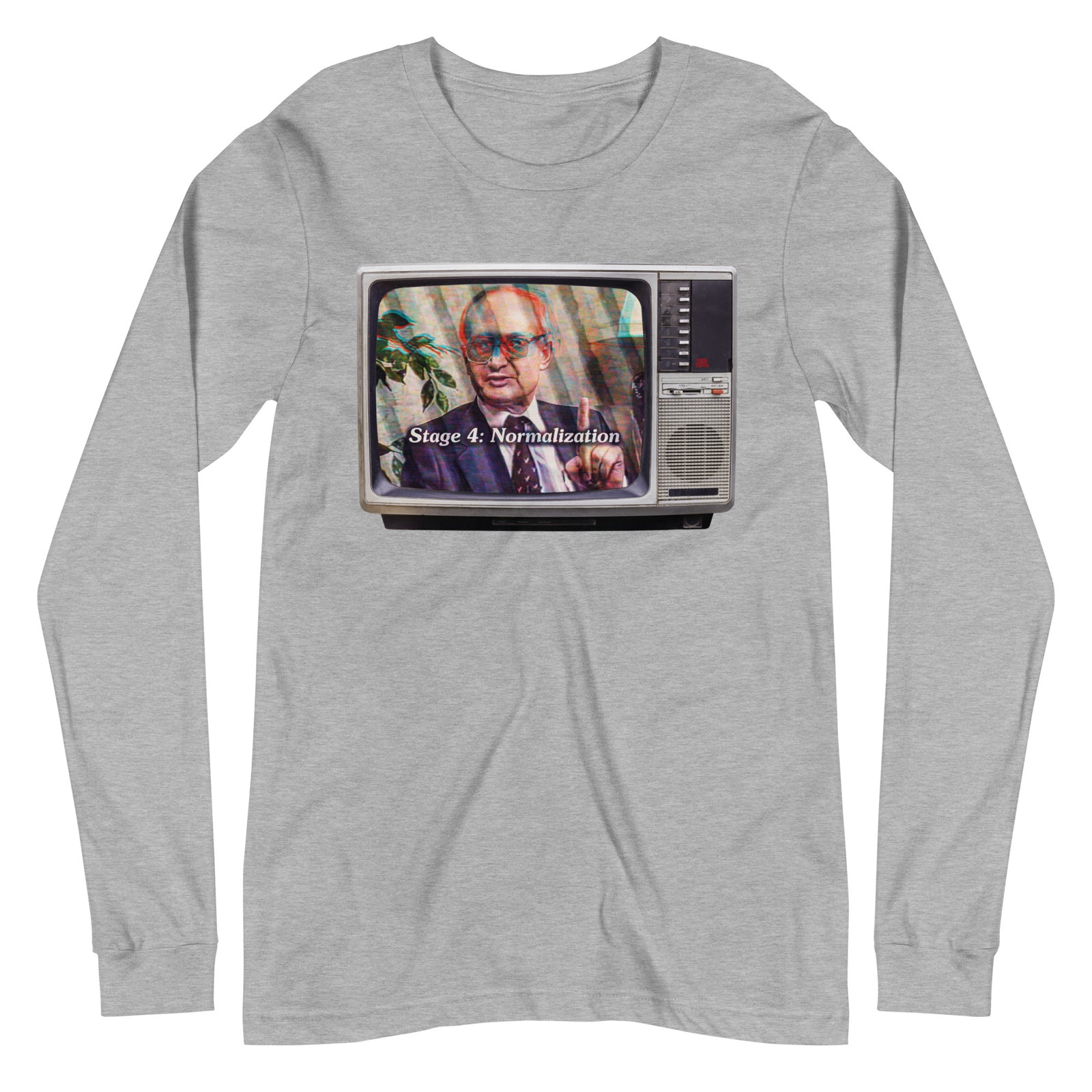 Yuri Bezmenov The Fourth Stages of Ideological Subversion Long Sleeve Tee