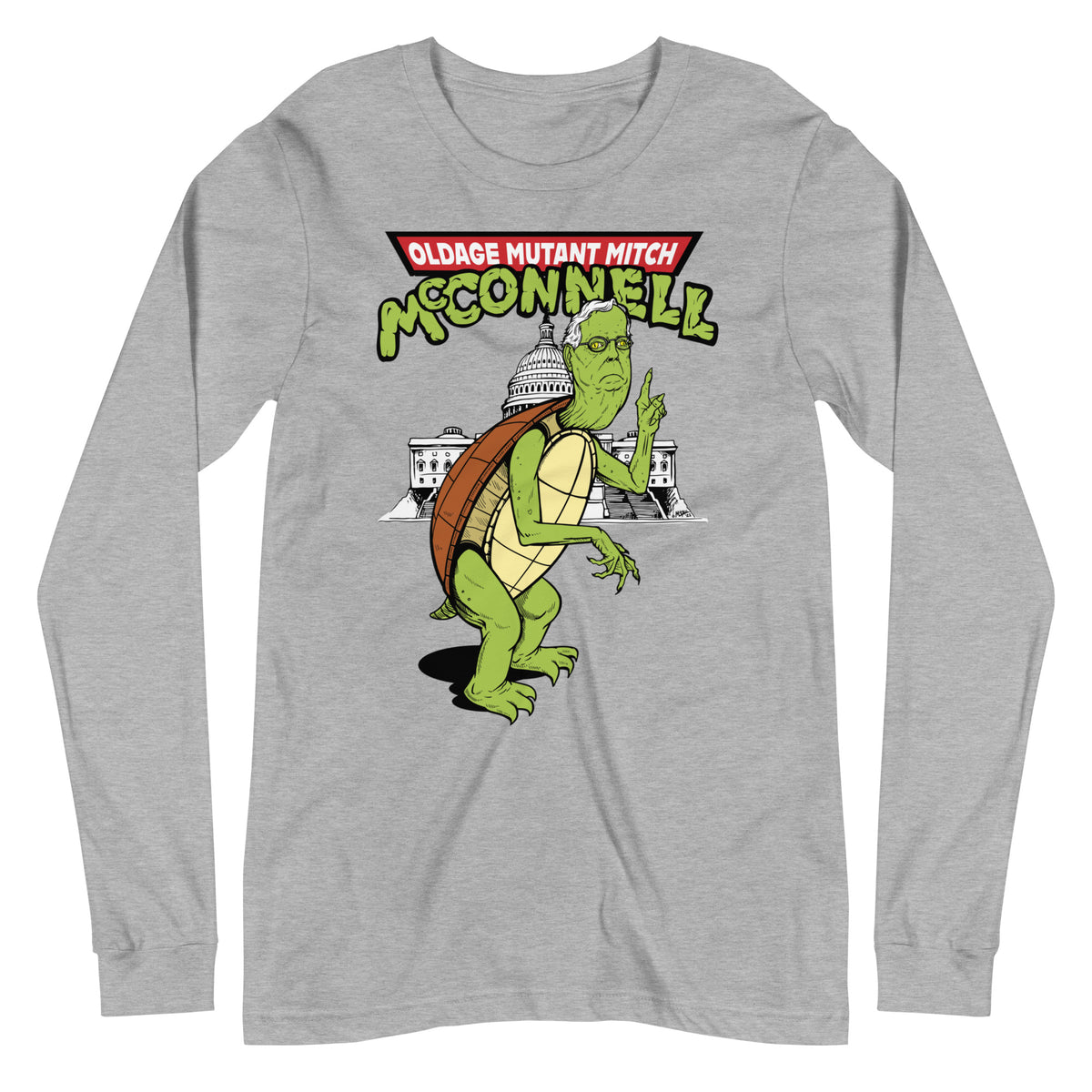 Old Age Mutant Mitch McConnell Long Sleeve Tee