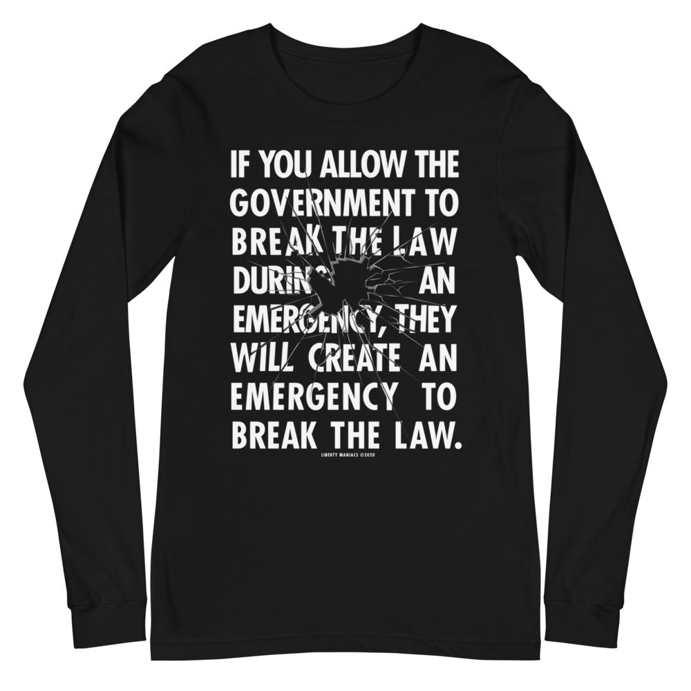 Government Emergency Unisex Long Sleeve Tee