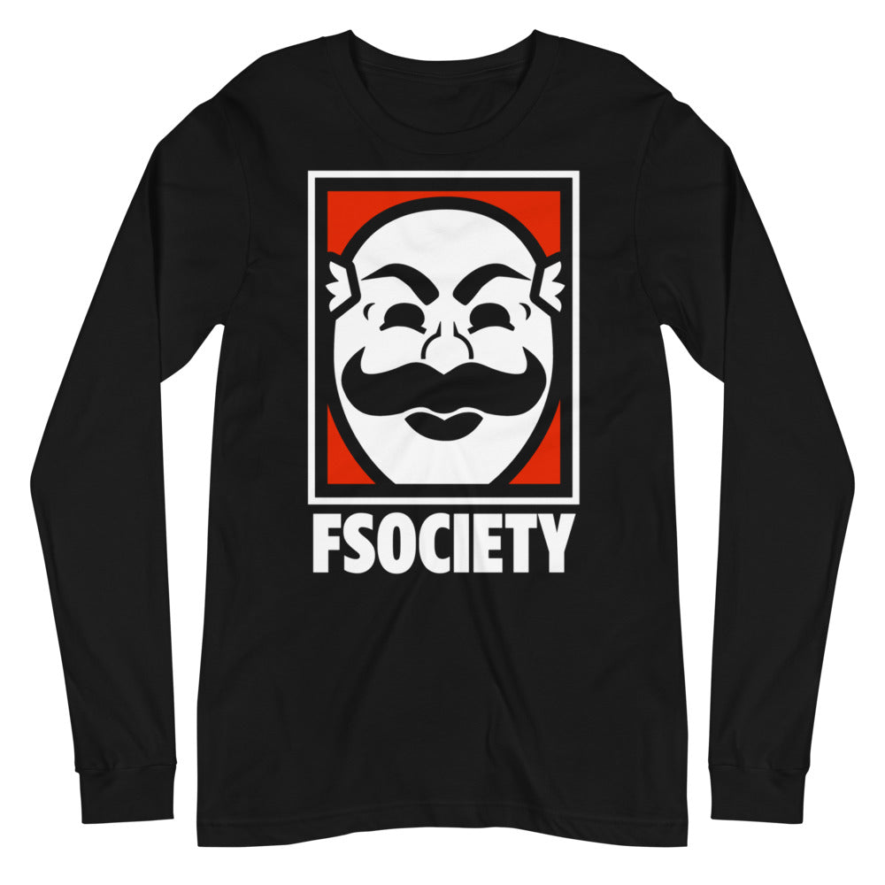 Mr Robot F Society Long Sleeve Tee