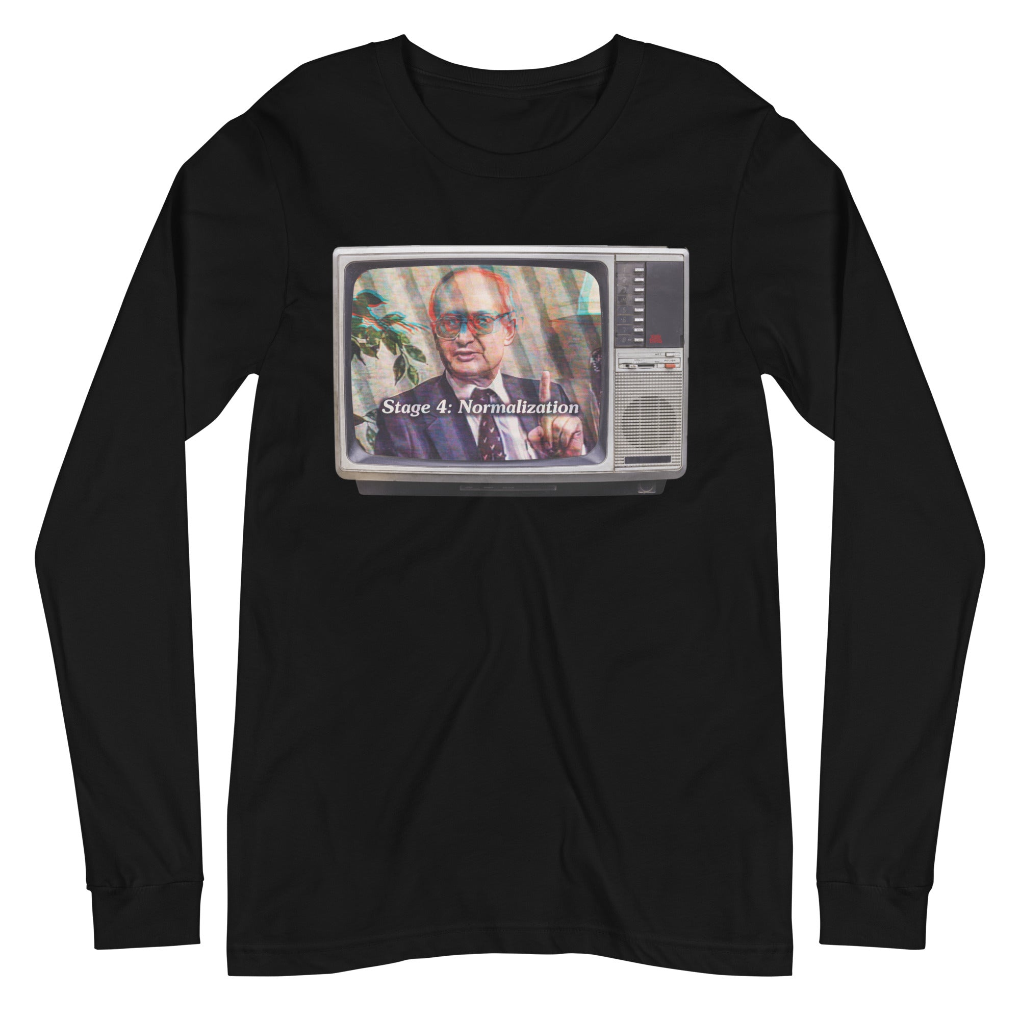 Yuri Bezmenov The Fourth Stages of Ideological Subversion Long Sleeve Tee
