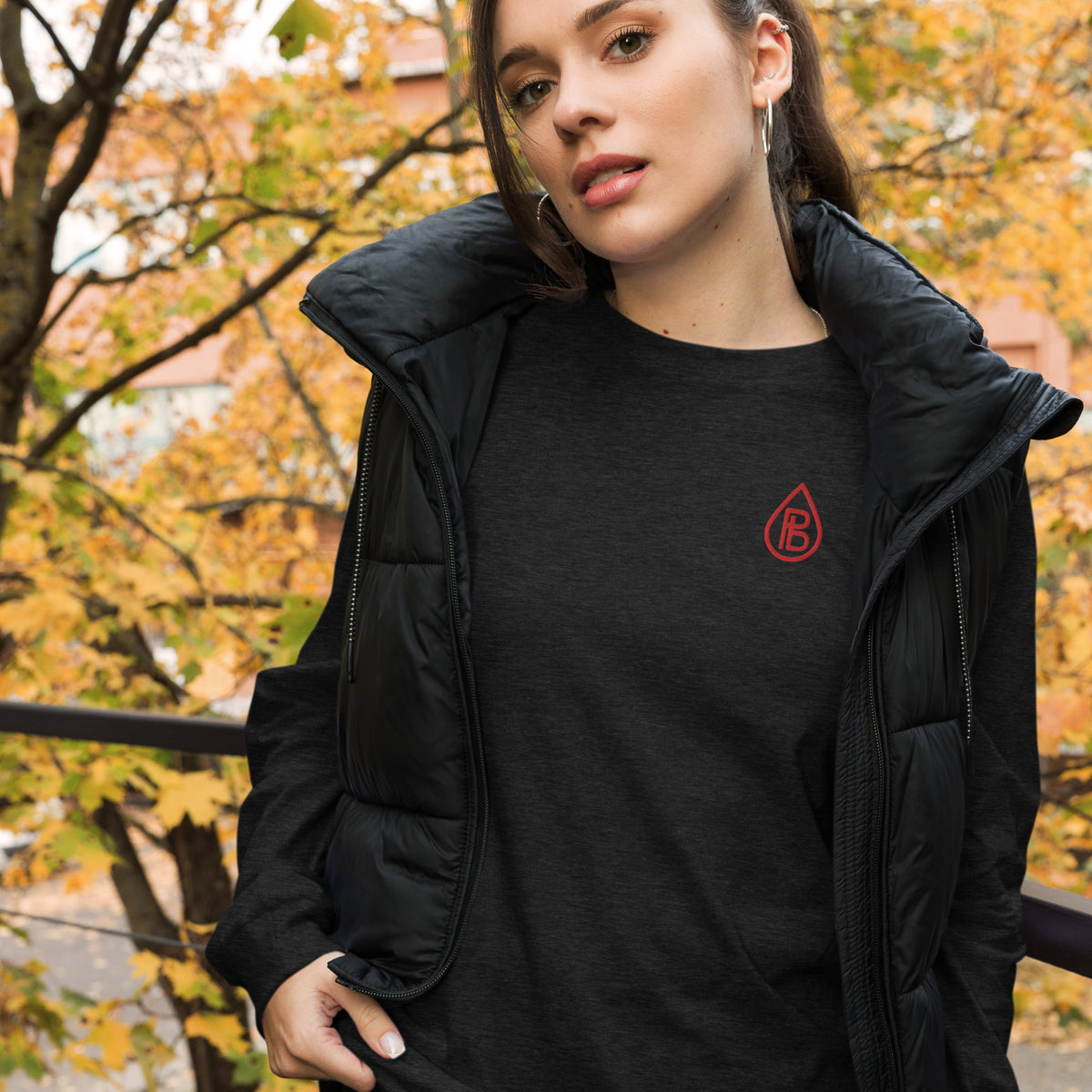 Pureblood Embroidered Logo Long Sleeve Tee