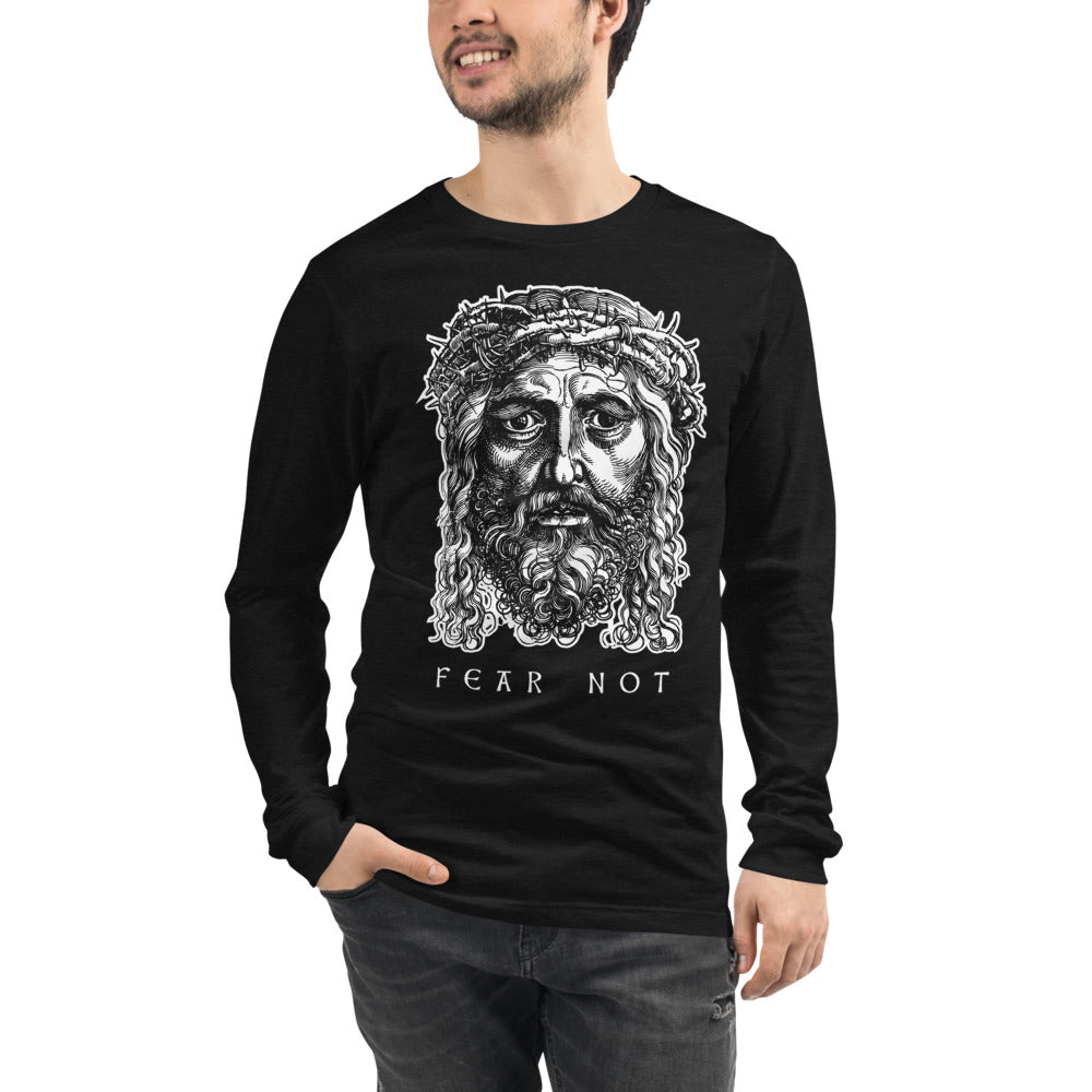 Jesus Fear Not Long-Sleeve Unisex Graphic T-Shirt