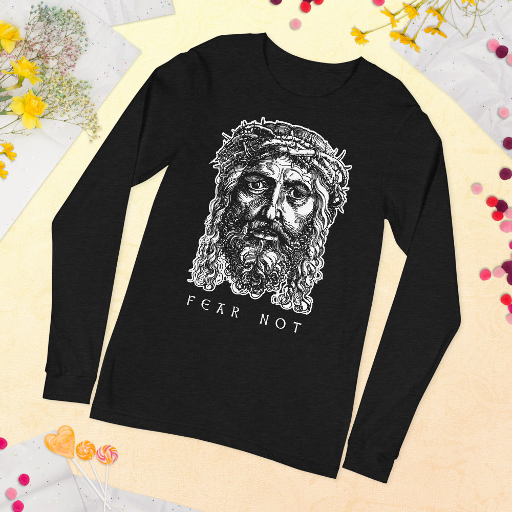 Jesus Fear Not Long-Sleeve Unisex Graphic T-Shirt