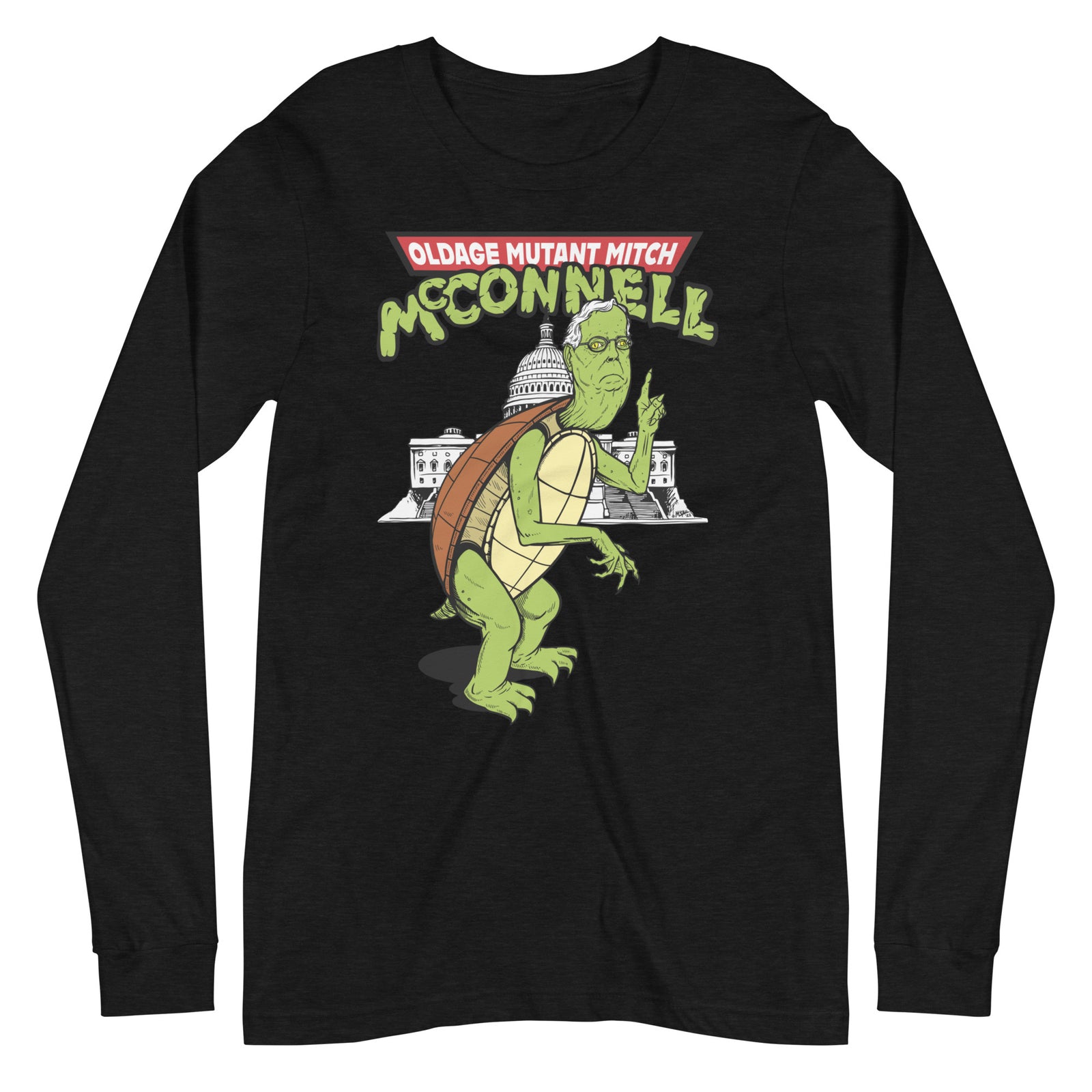 Old Age Mutant Mitch McConnell Long Sleeve Tee
