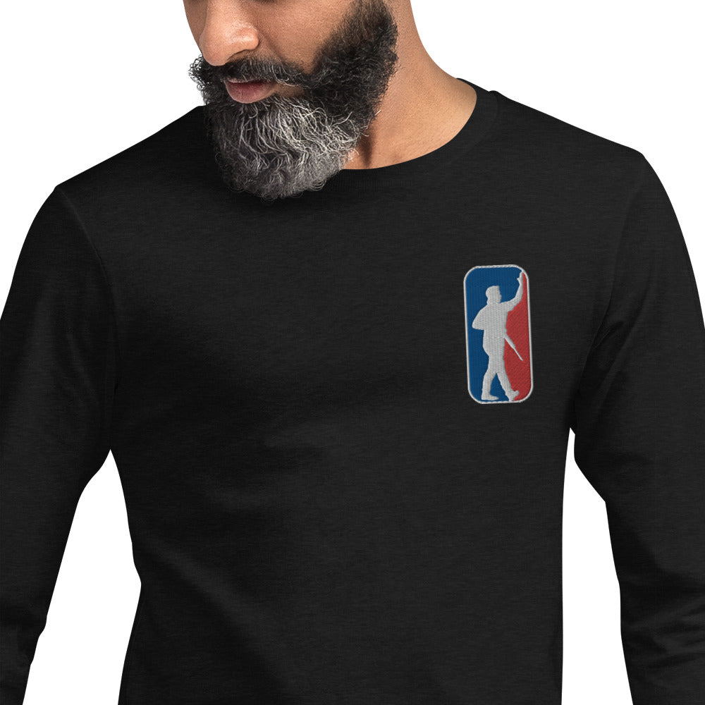 Kyle Walks FAAFO Self Defense Unisex Long Sleeve Embroidered Tee