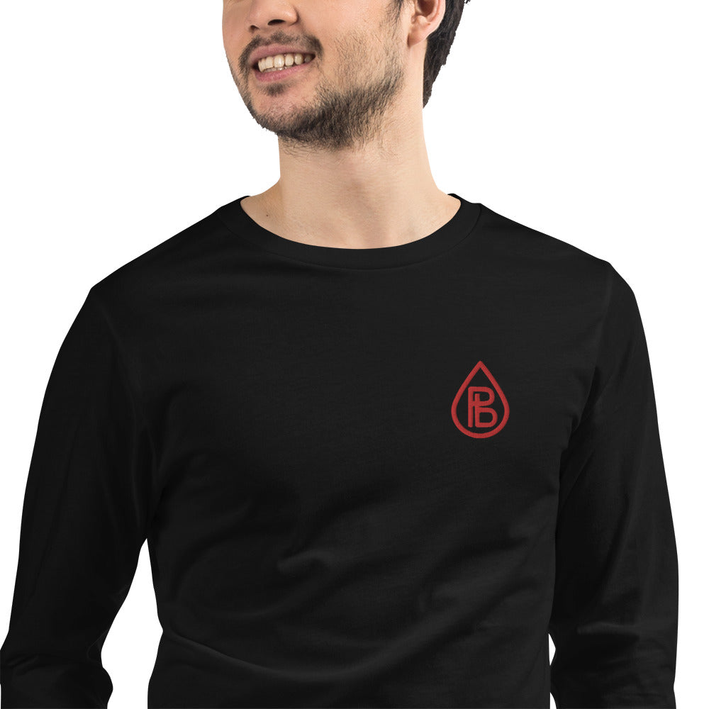 Pureblood Embroidered Logo Long Sleeve Tee
