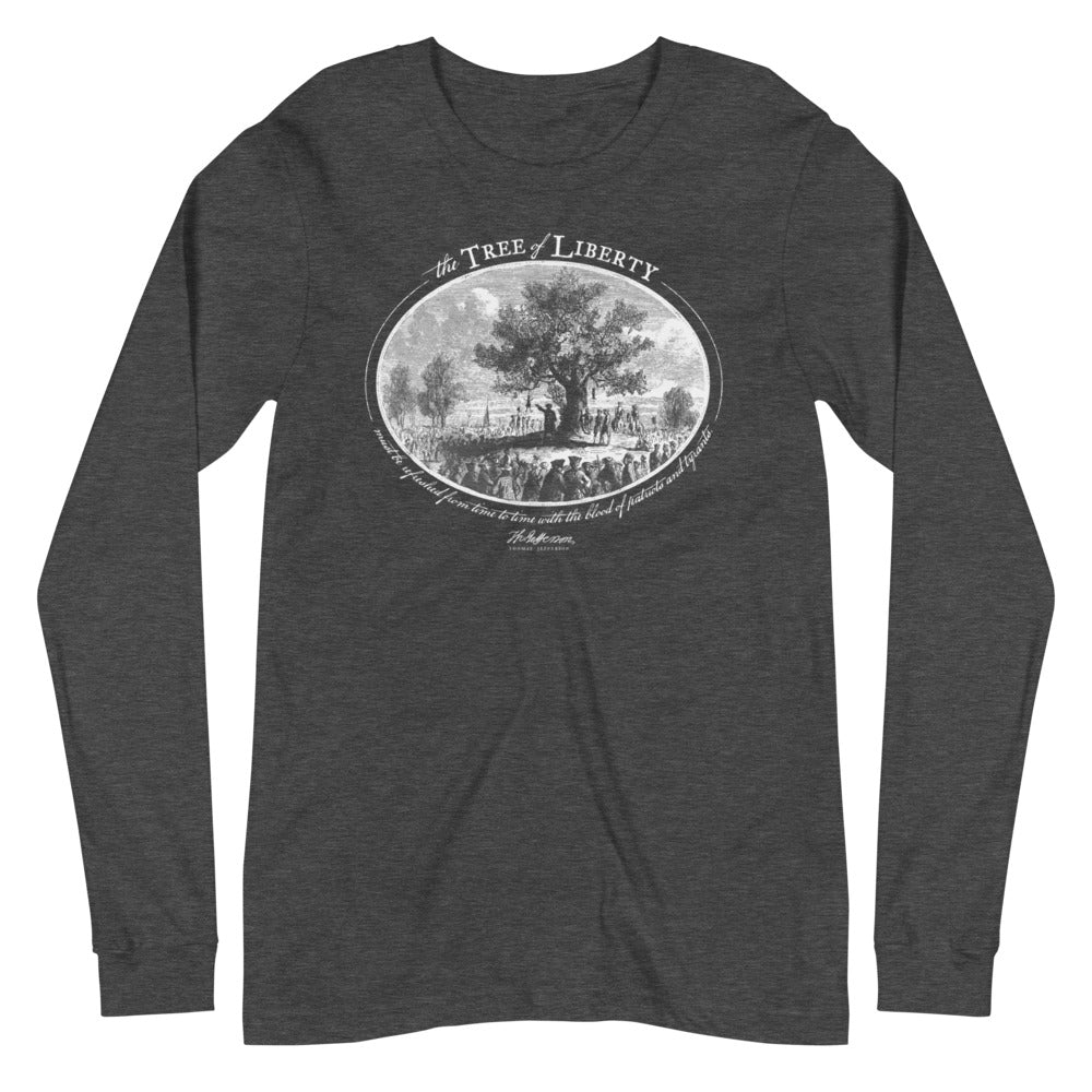 Thomas Jefferson Tree of Liberty Quote Long Sleeve T-Shirt