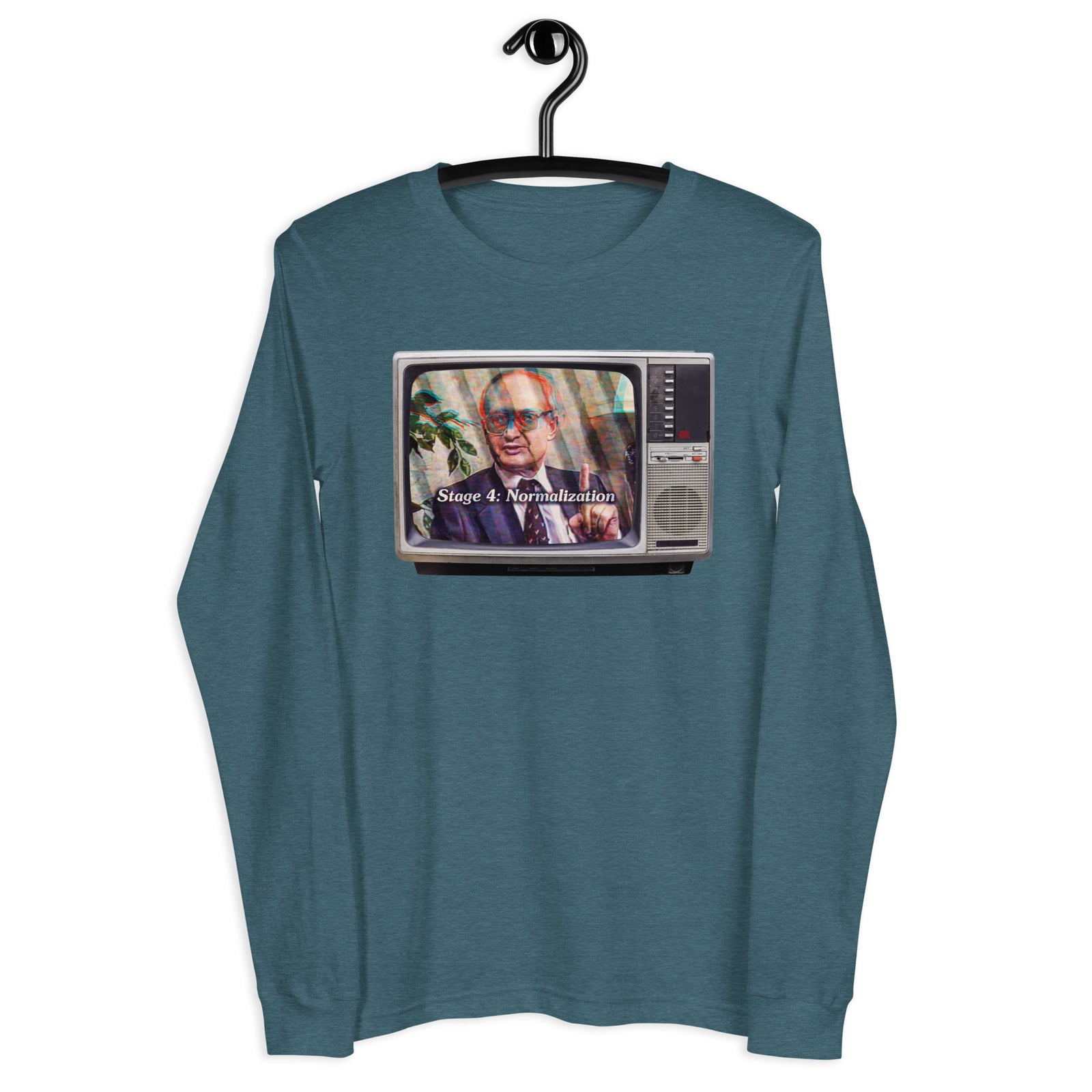 Yuri Bezmenov The Fourth Stages of Ideological Subversion Long Sleeve Tee