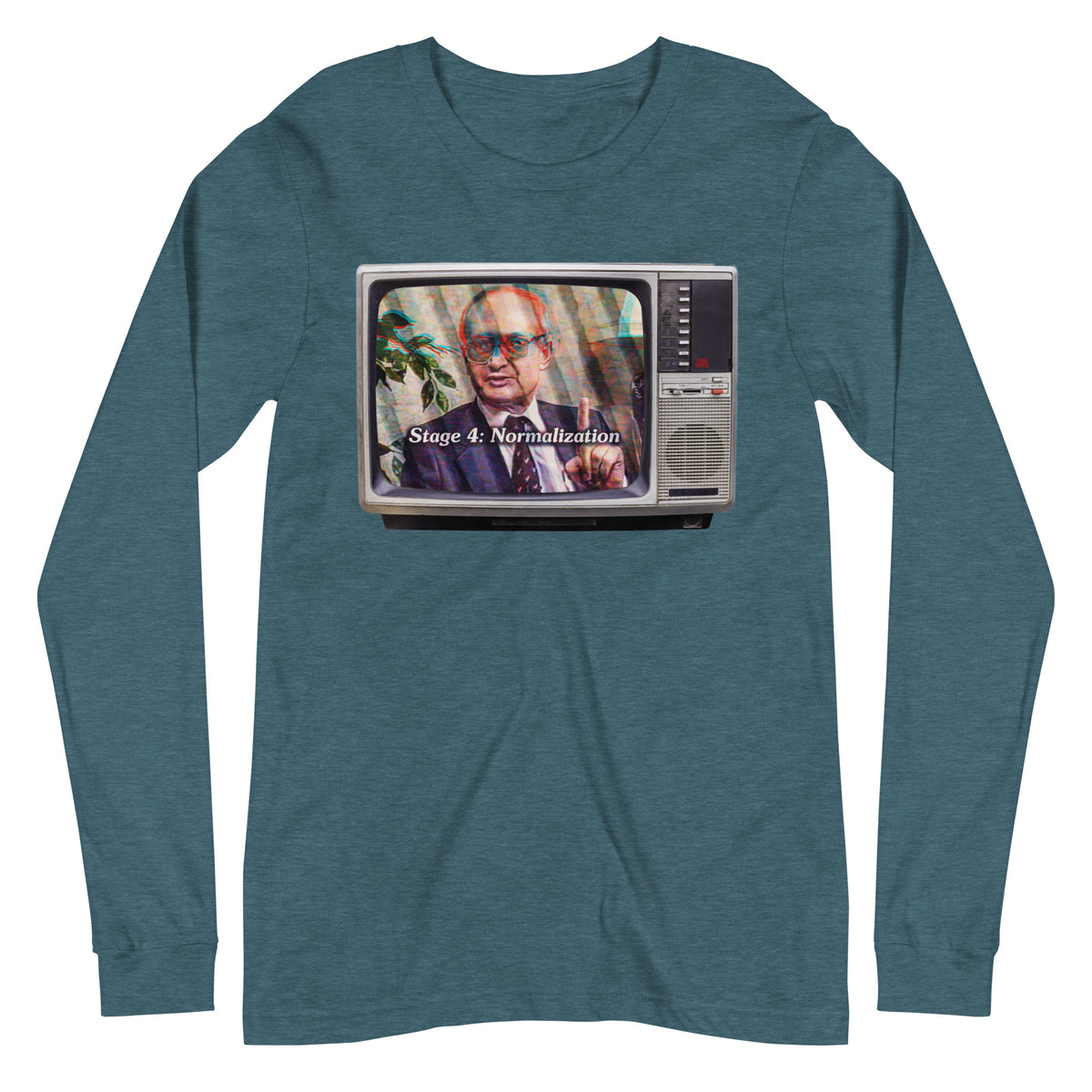 Yuri Bezmenov The Fourth Stages of Ideological Subversion Long Sleeve Tee