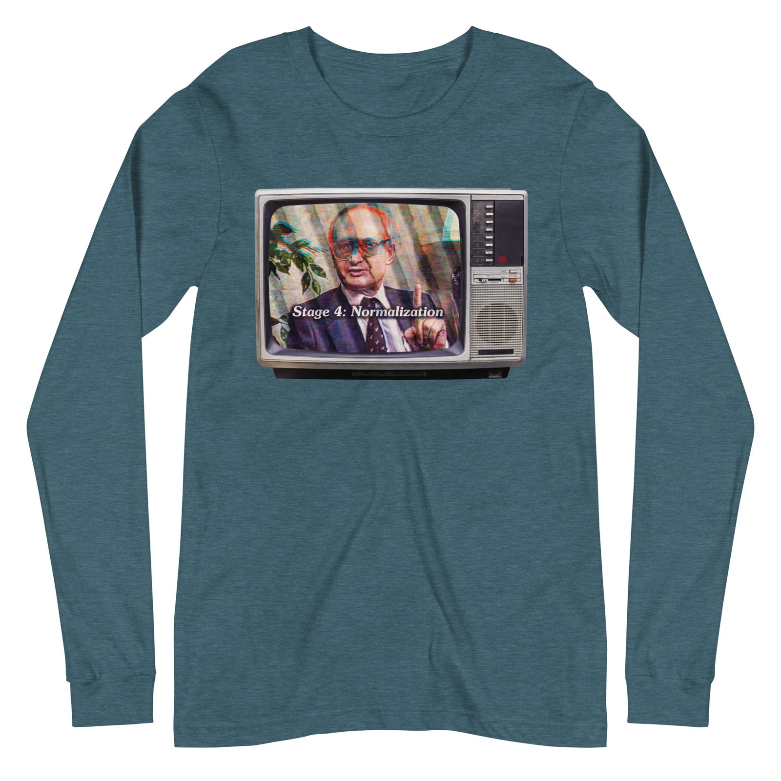 Yuri Bezmenov The Fourth Stages of Ideological Subversion Long Sleeve Tee