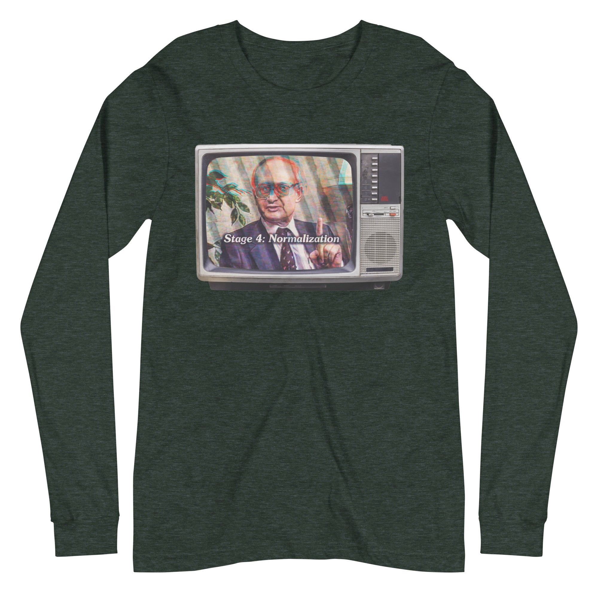 Yuri Bezmenov The Fourth Stages of Ideological Subversion Long Sleeve Tee