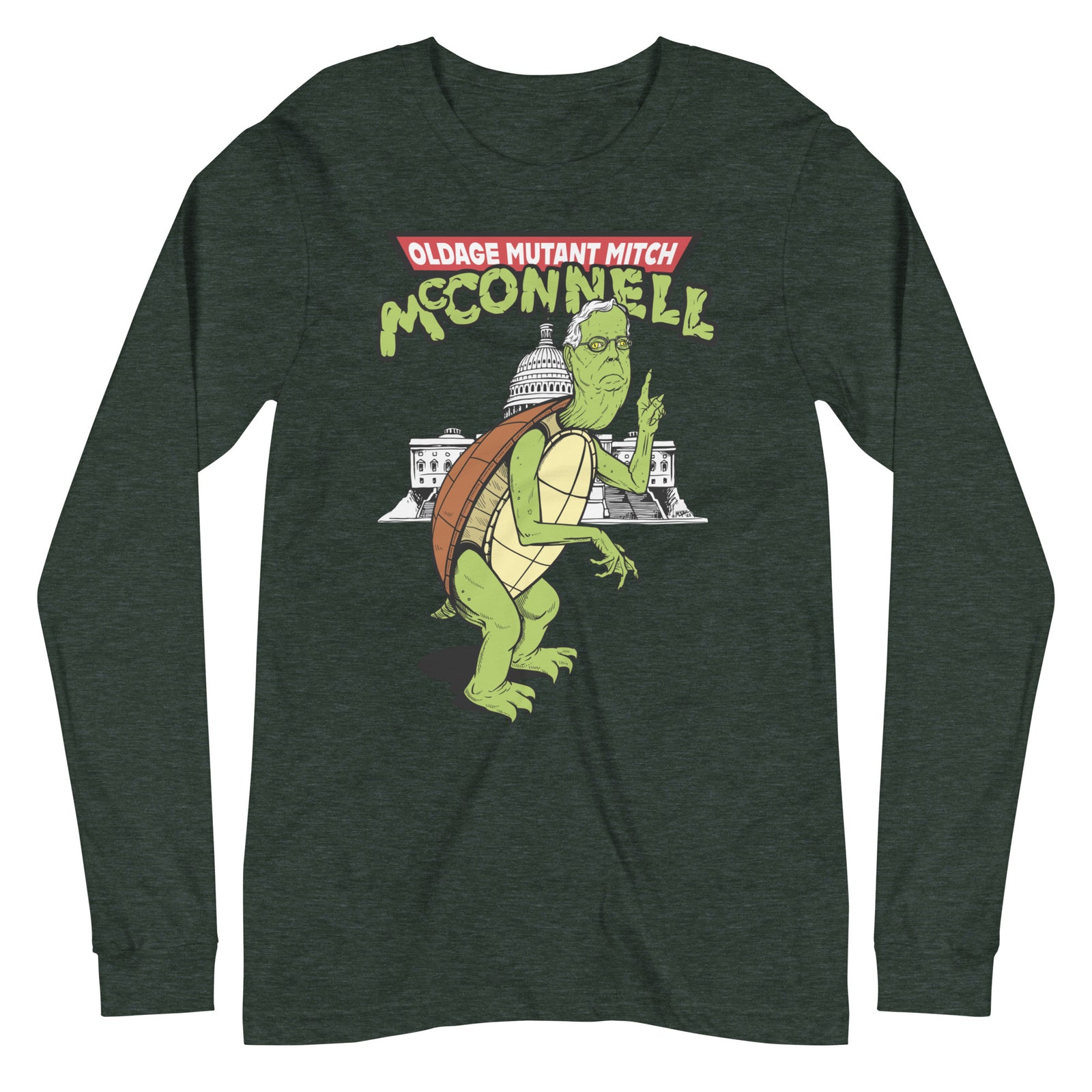 Old Age Mutant Mitch McConnell Long Sleeve Tee
