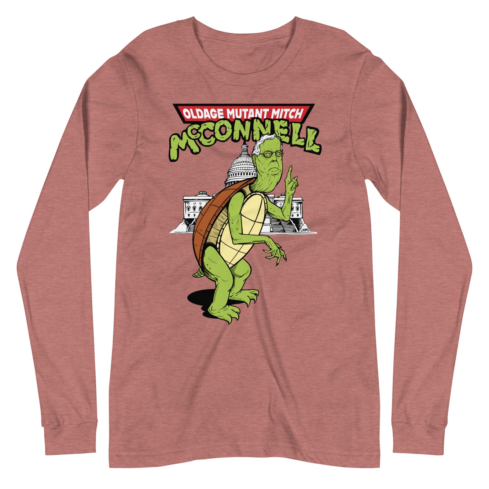 Old Age Mutant Mitch McConnell Long Sleeve Tee