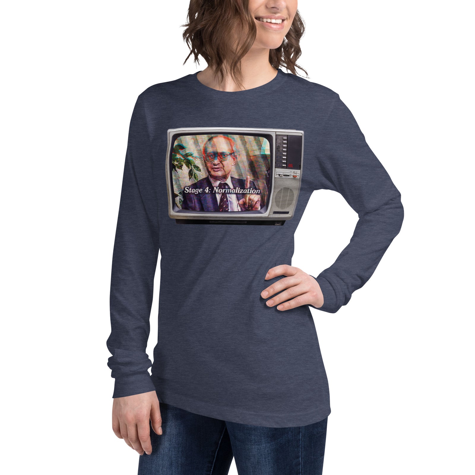 Yuri Bezmenov The Fourth Stages of Ideological Subversion Long Sleeve Tee