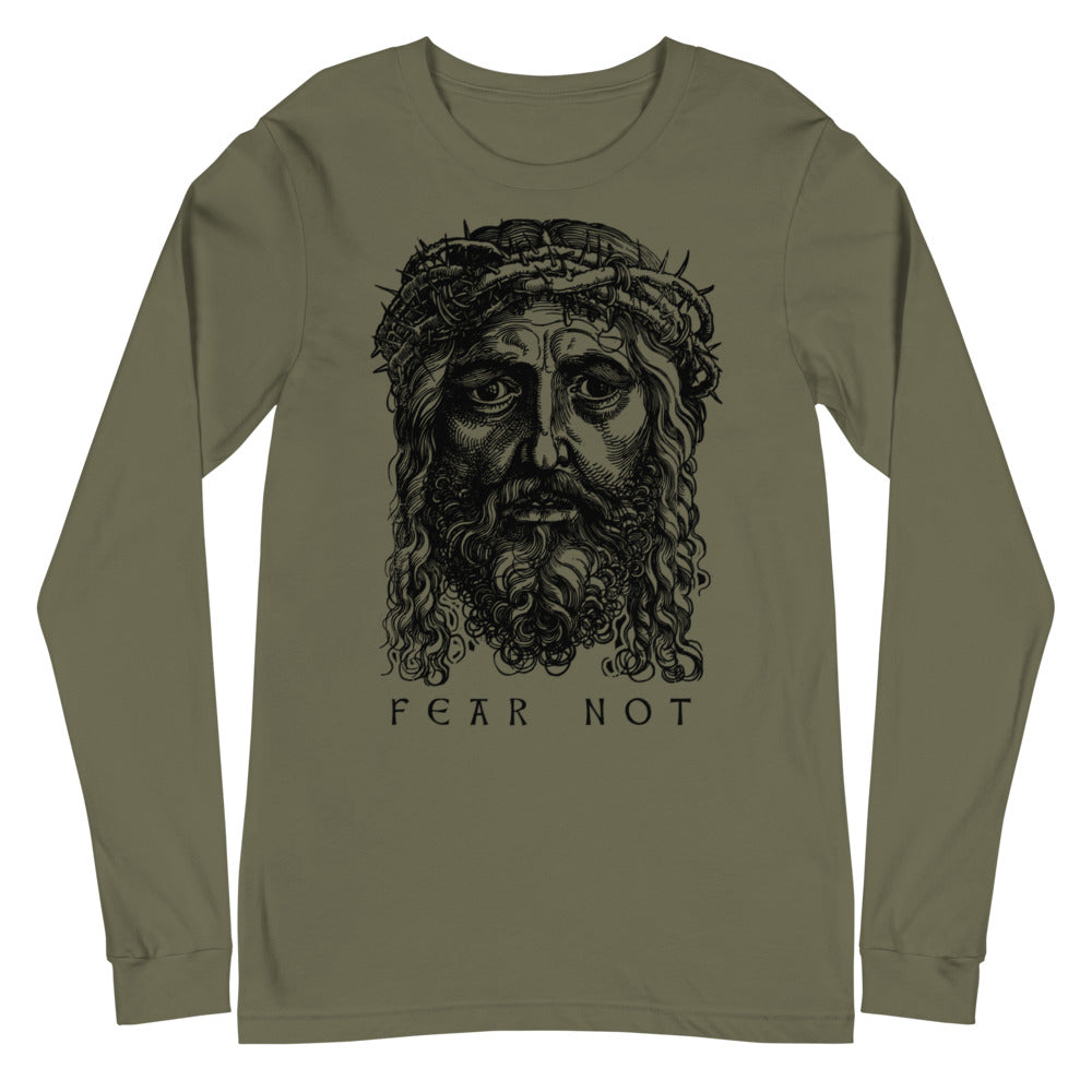 Jesus Fear Not Long-Sleeve Unisex Graphic T-Shirt