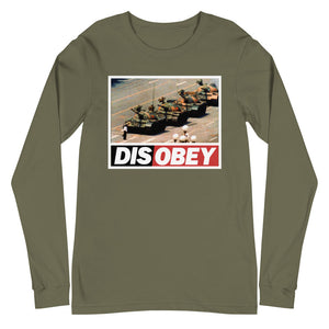 Tank Man Disobey Long Sleeve T-Shirt