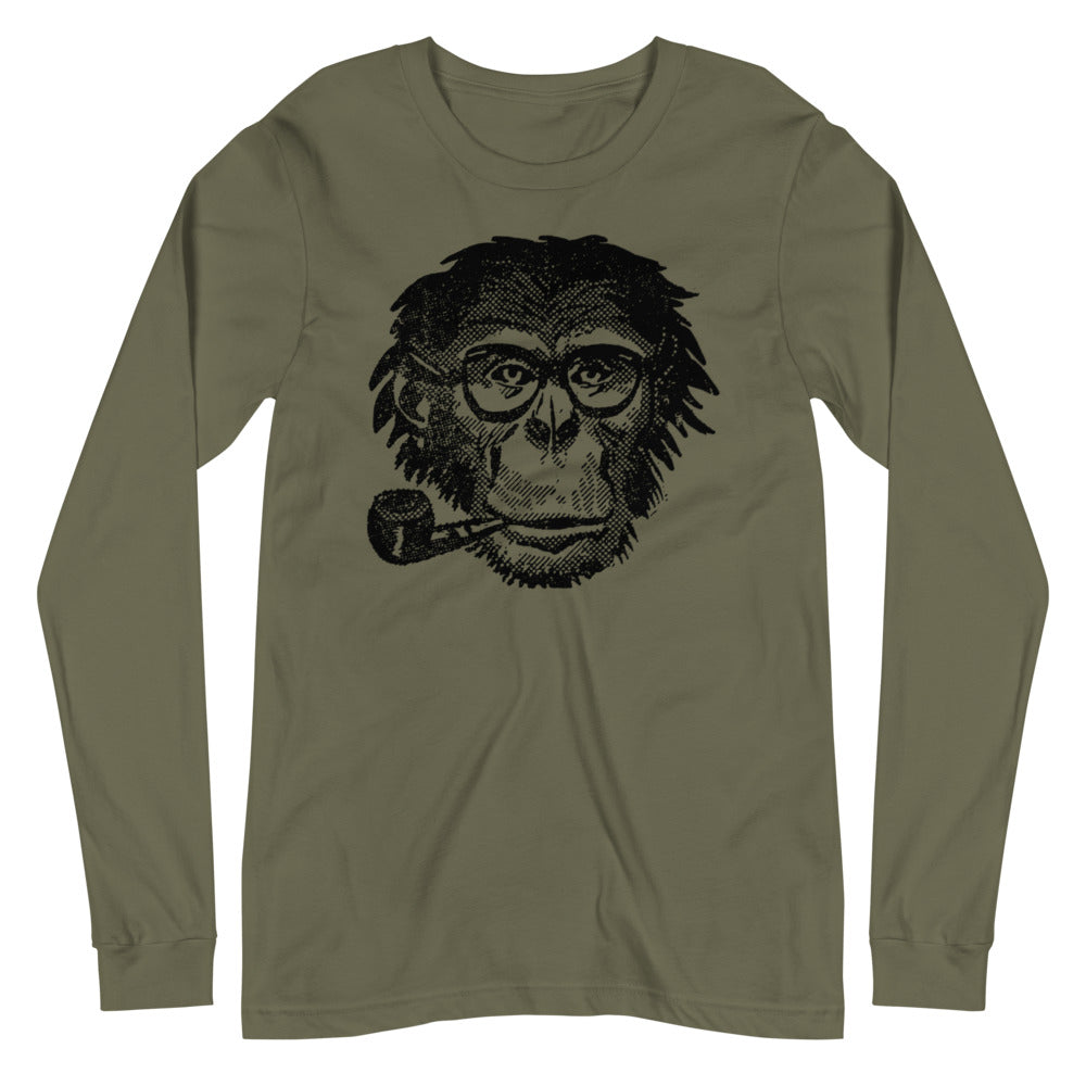 Highly Evolved Chimpanzee Unisex Long Sleeve Graphic Tee