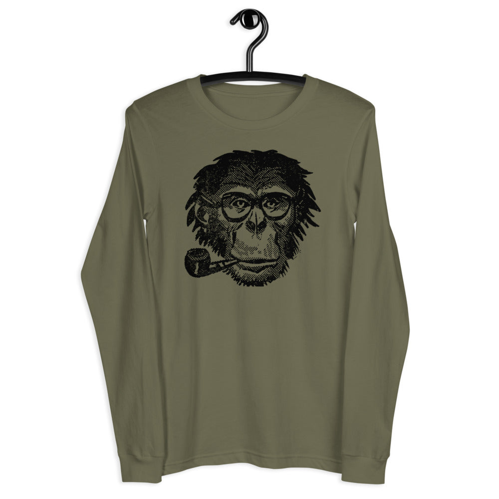 Highly Evolved Chimpanzee Unisex Long Sleeve Graphic Tee