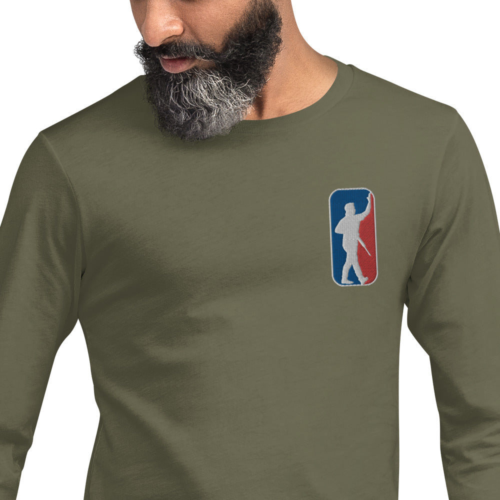 Kyle Walks FAAFO Self Defense Unisex Long Sleeve Embroidered Tee