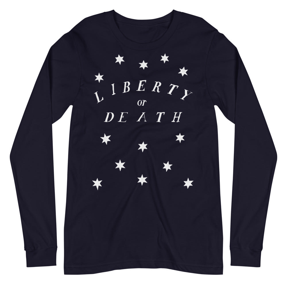 Liberty or Death Colonial Stars Long Sleeve T-Shirt