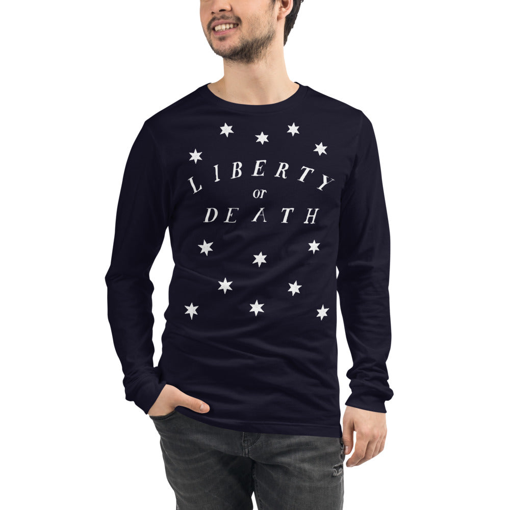Liberty or Death Colonial Stars Long Sleeve T-Shirt