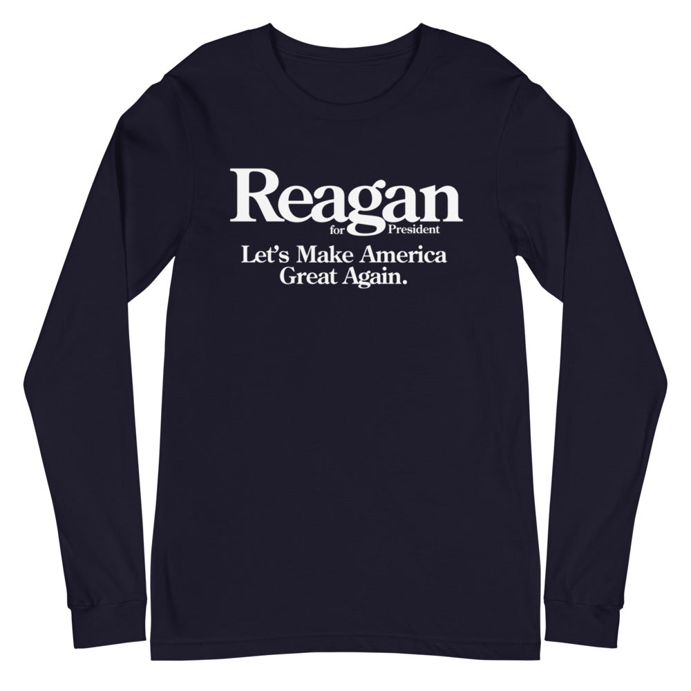 Reagan 1980 Make America Great Again Vintage Long Sleeve T-Shirt