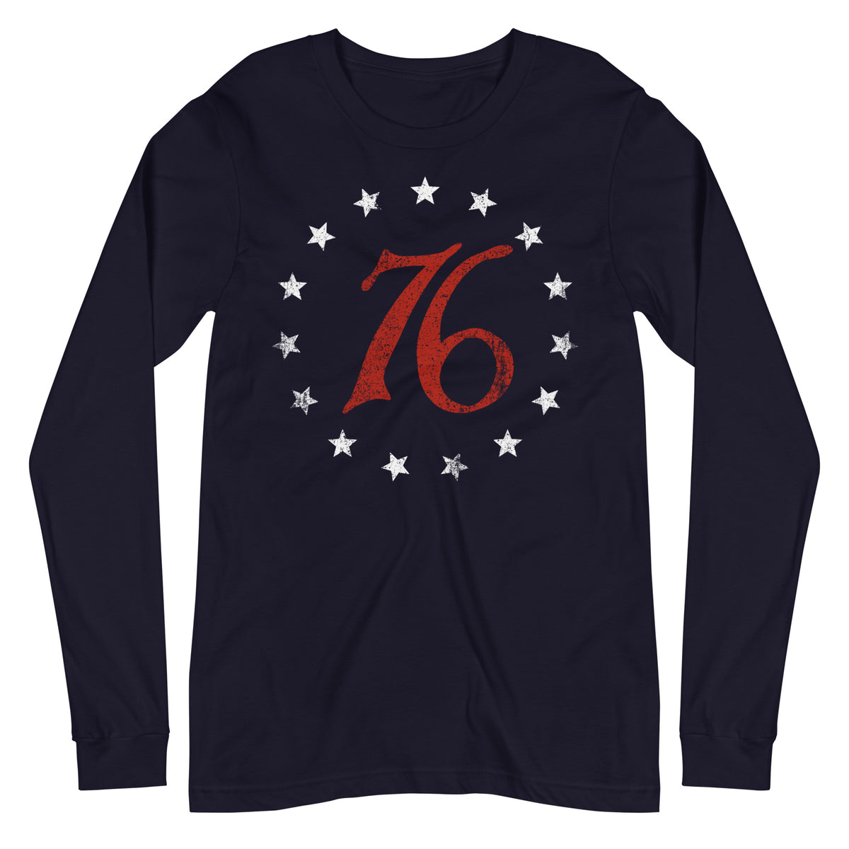 Spirit of 76 Long Sleeve Graphic T-Shirt