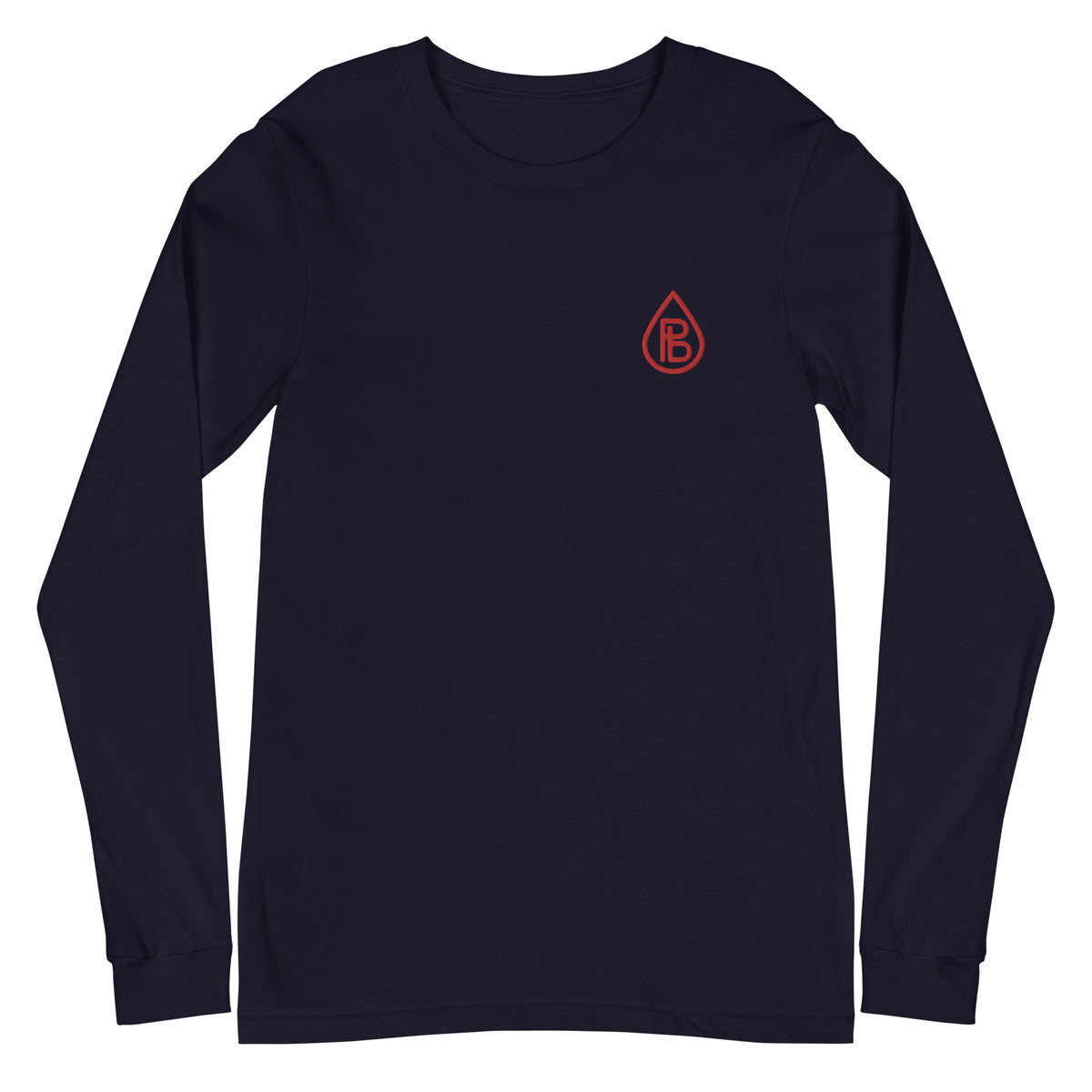 Pureblood Embroidered Logo Long Sleeve Tee