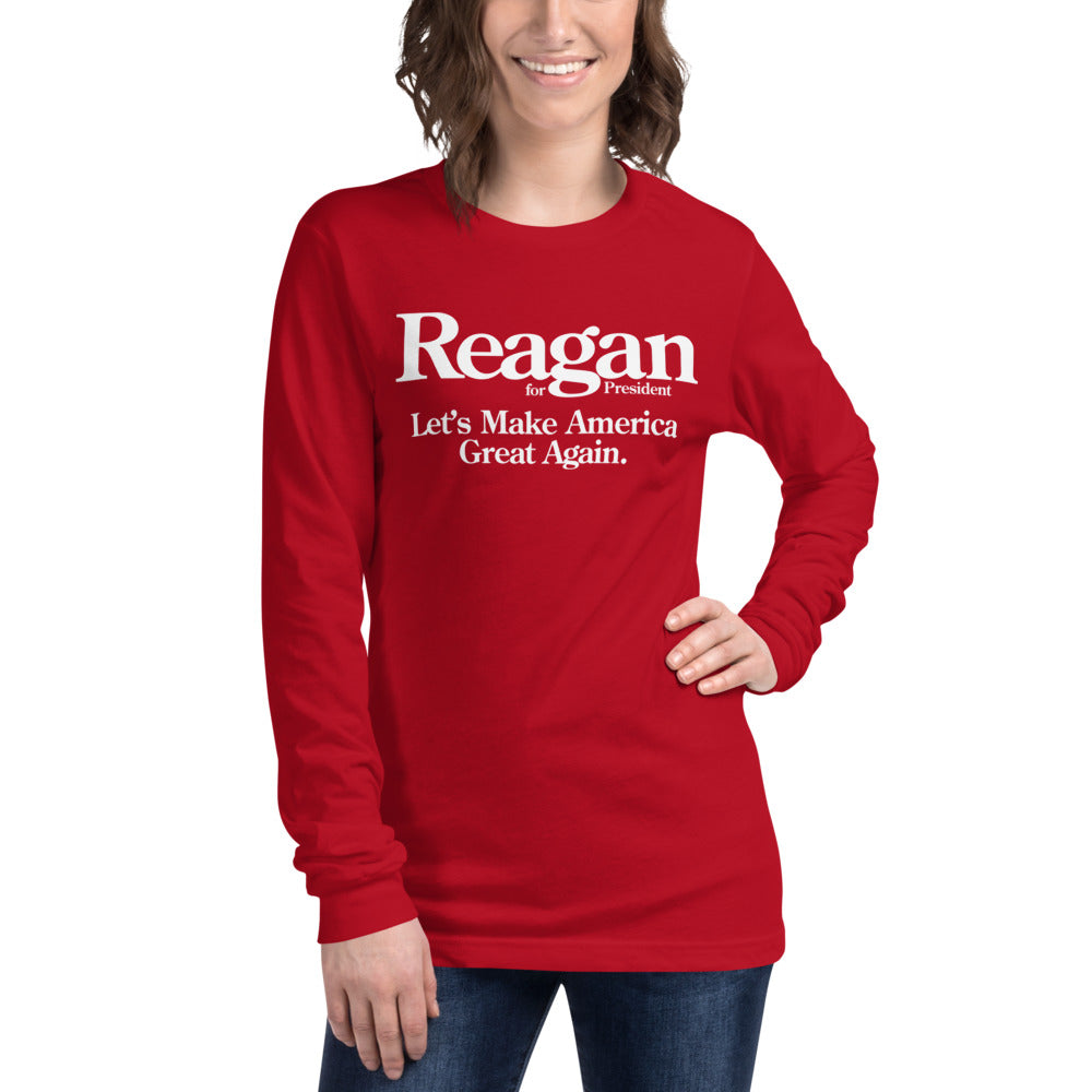 Reagan 1980 Make America Great Again Vintage Long Sleeve T-Shirt